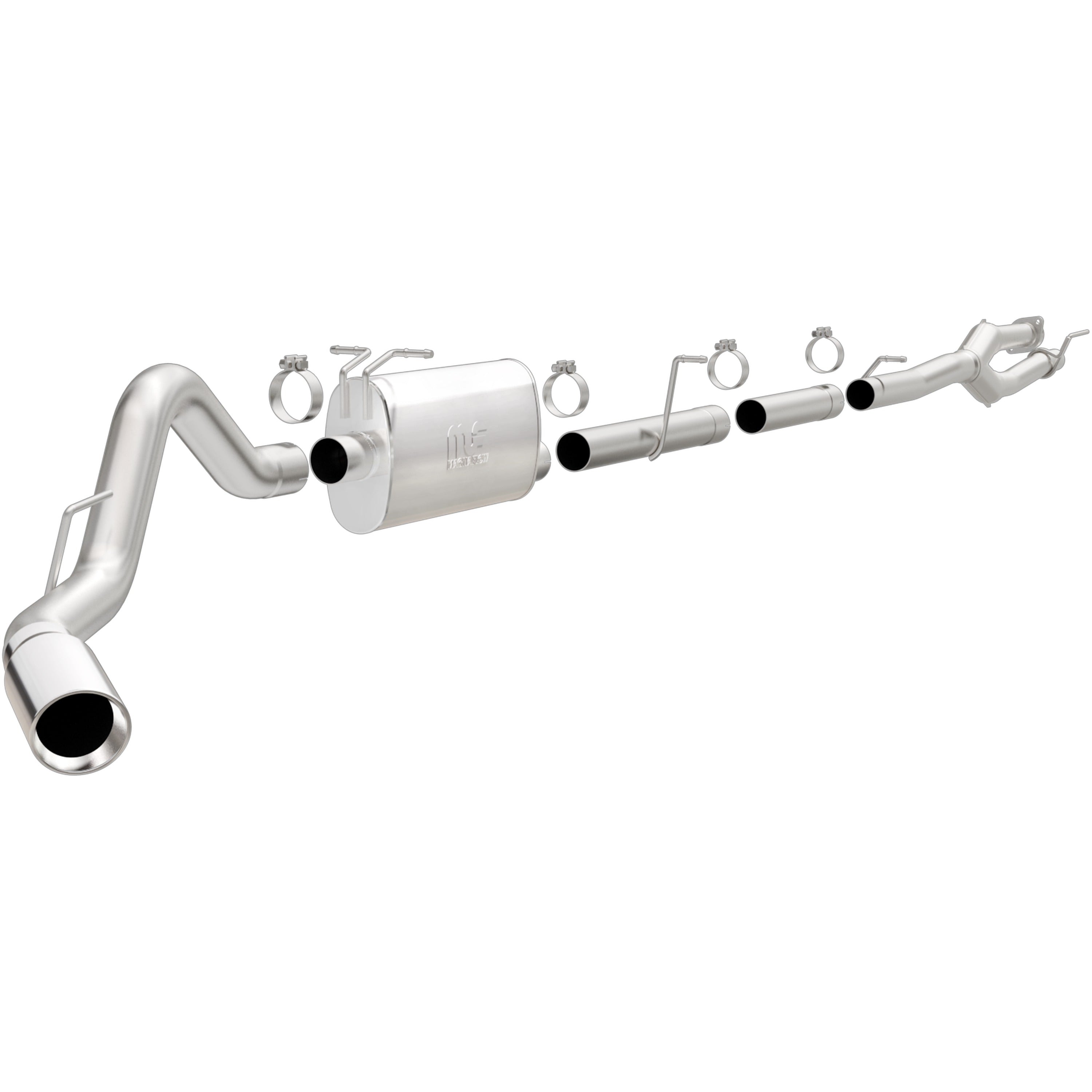 11-16 Ford F-250/350 Super Duty Street Series Cat-Back Exhaust System Polished