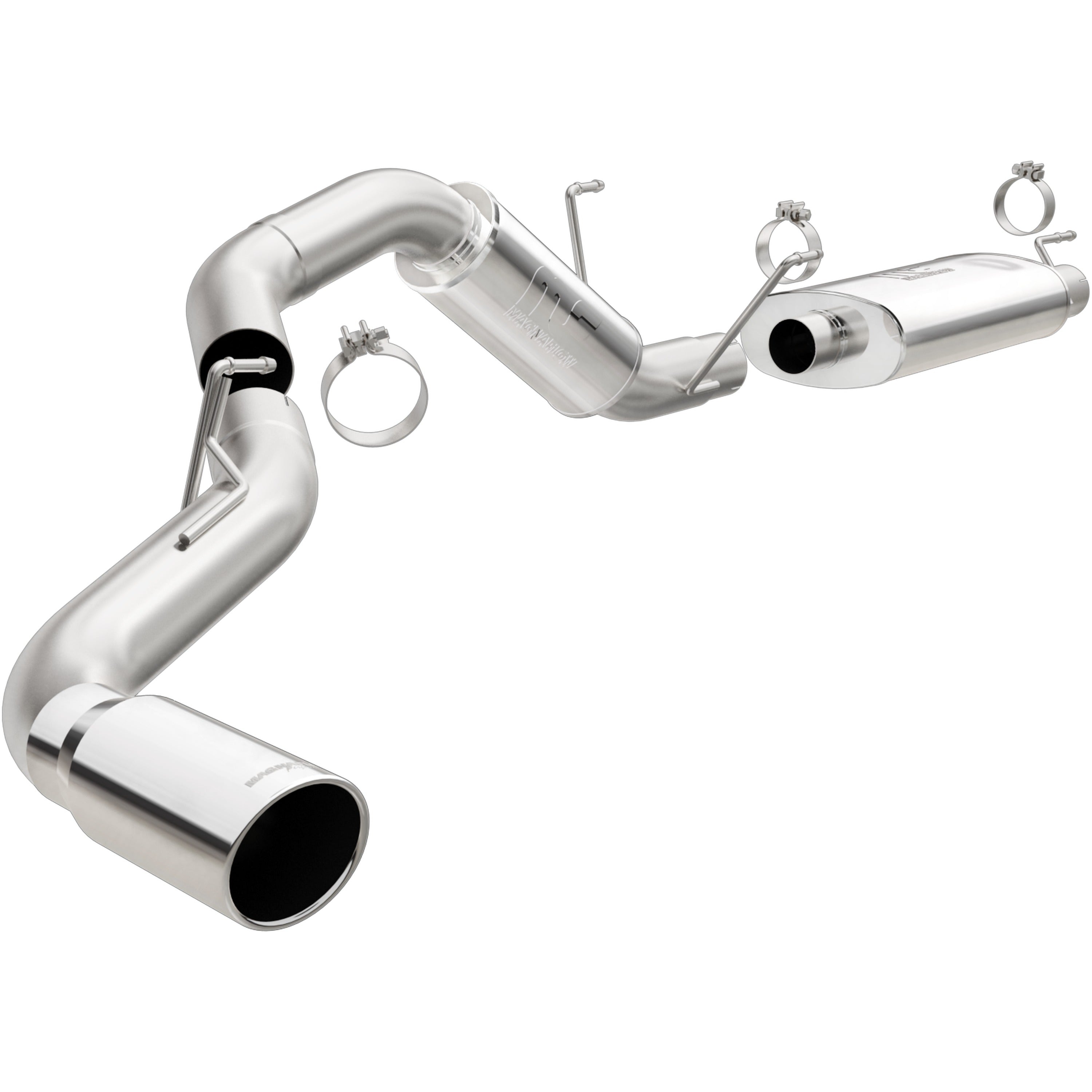 19-26 Ram 2500/3500 Street Series 4in. Cat-Back Exhaust System Single Passenger Side Rear Polished