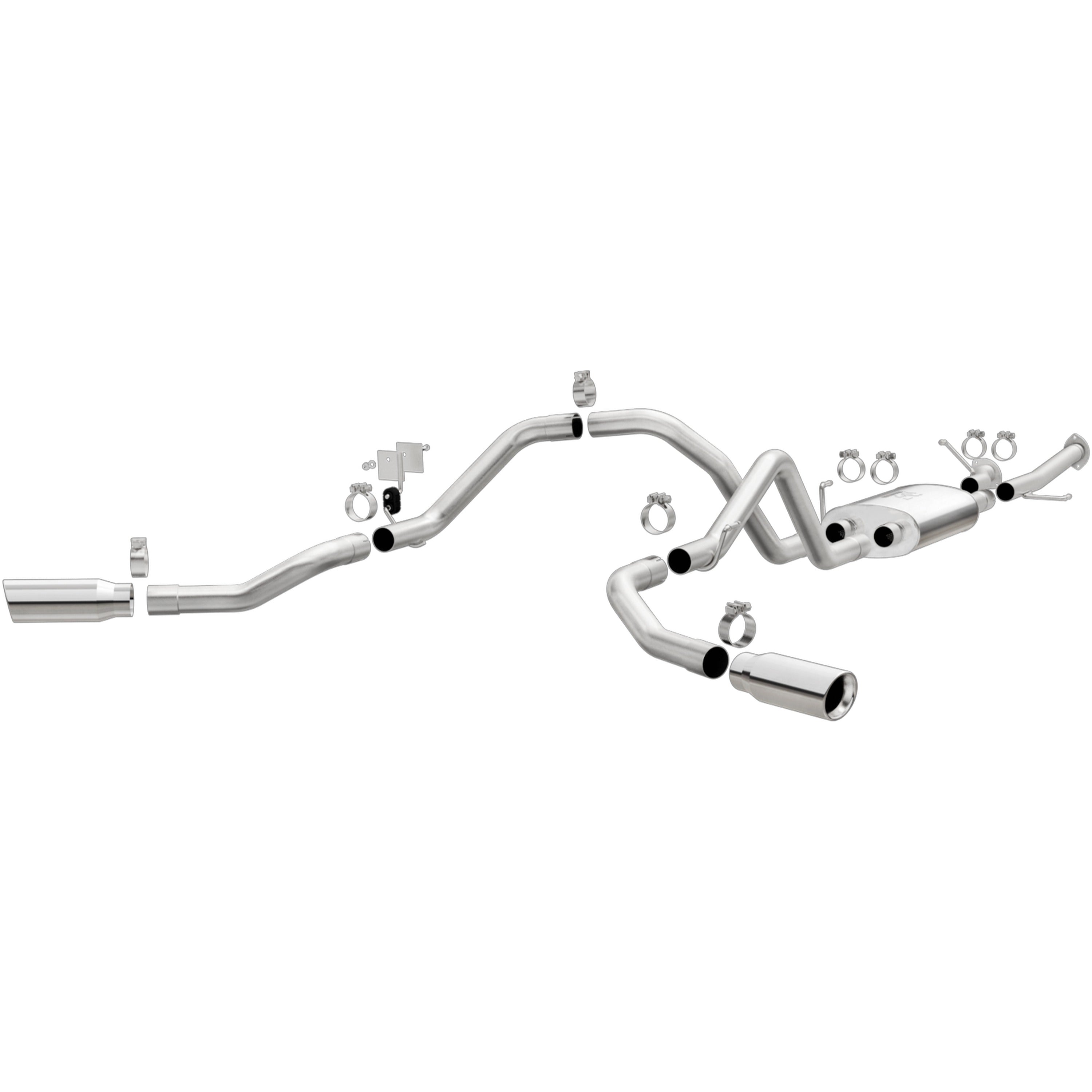 09-21 Toyota Tundra Street Series Cat-Back Exhaust System Polished