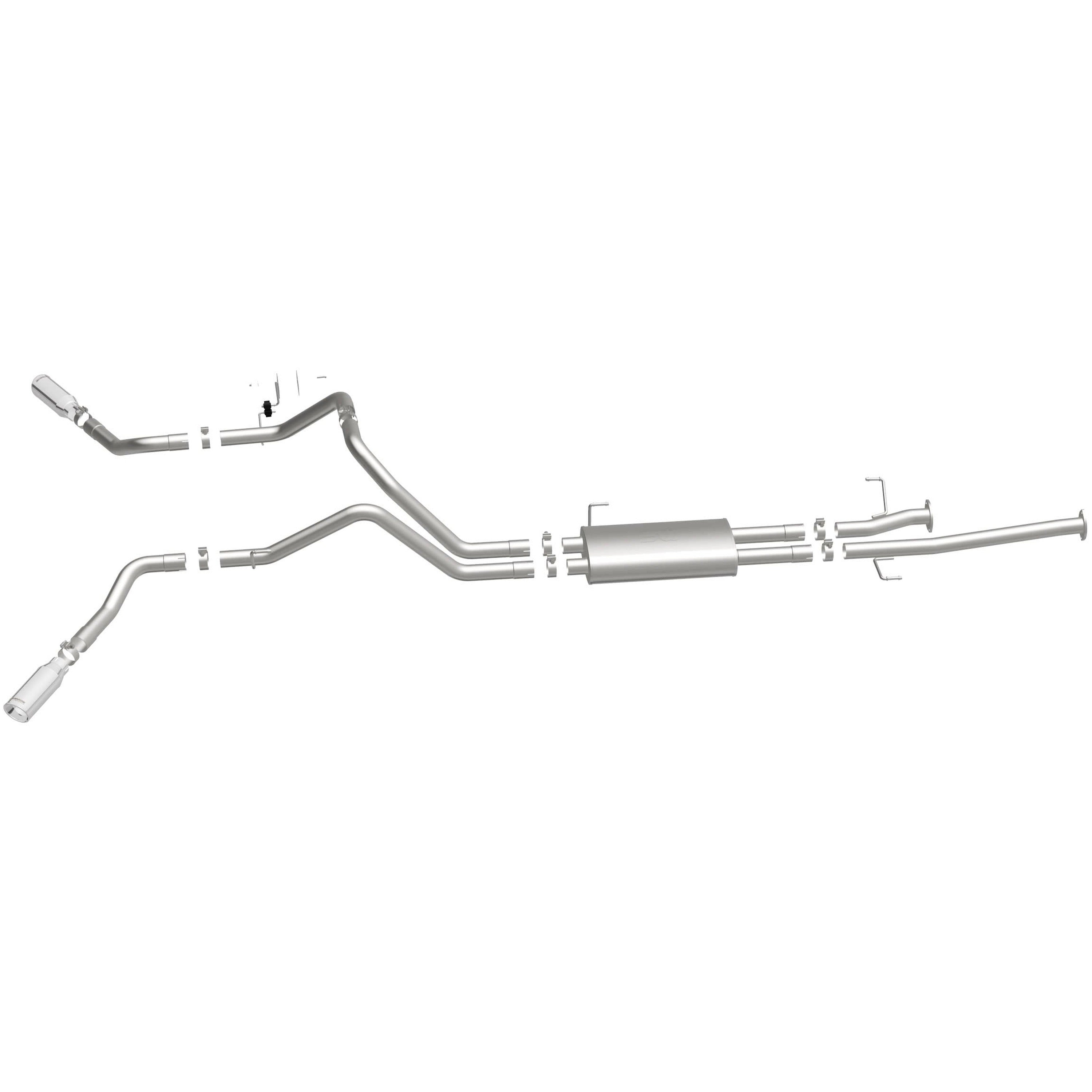 09-21 Toyota Tundra Street Series Cat-Back Exhaust System Polished