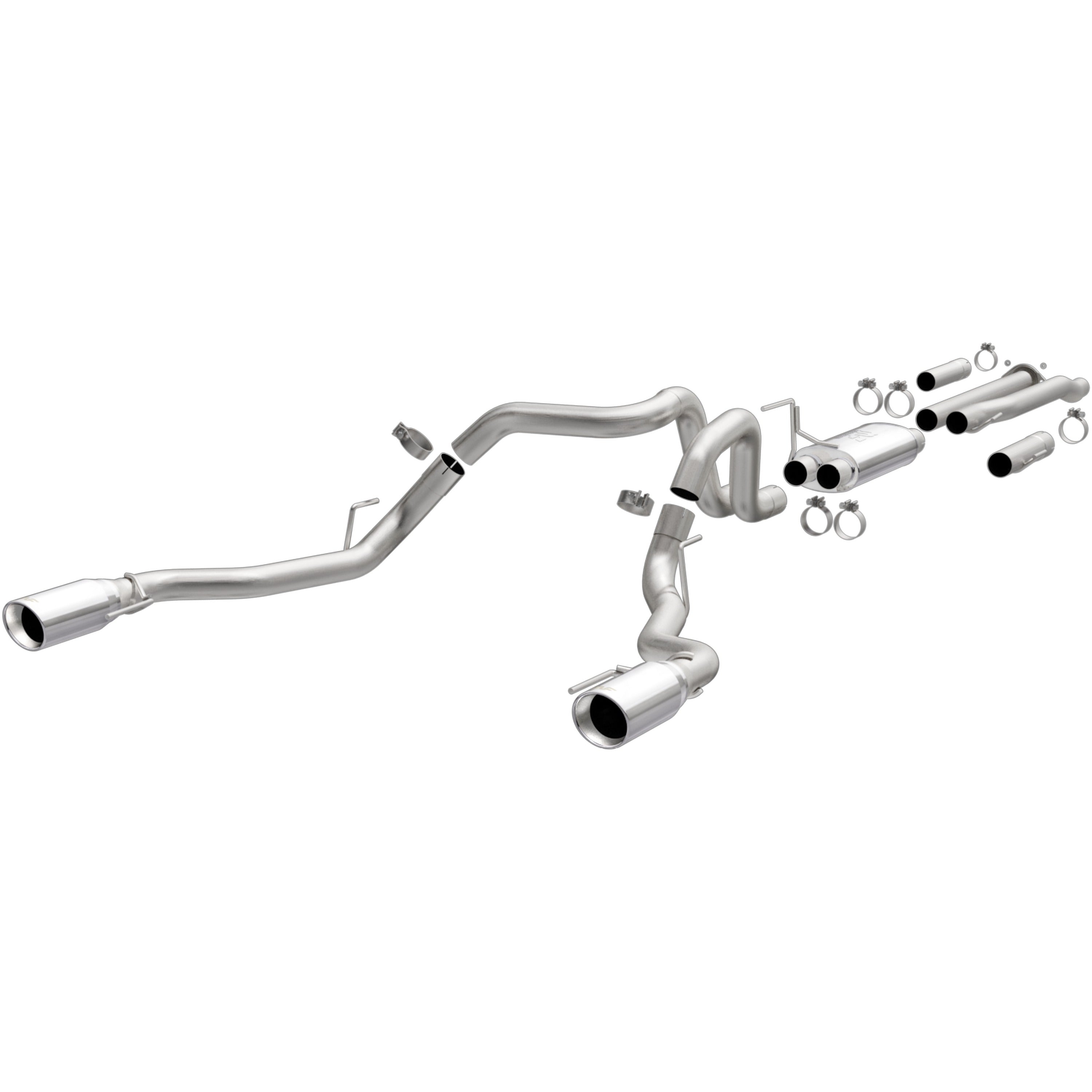 17-20 Ford F-150 Raptor Street Series Cat-Back Exhaust System Polished