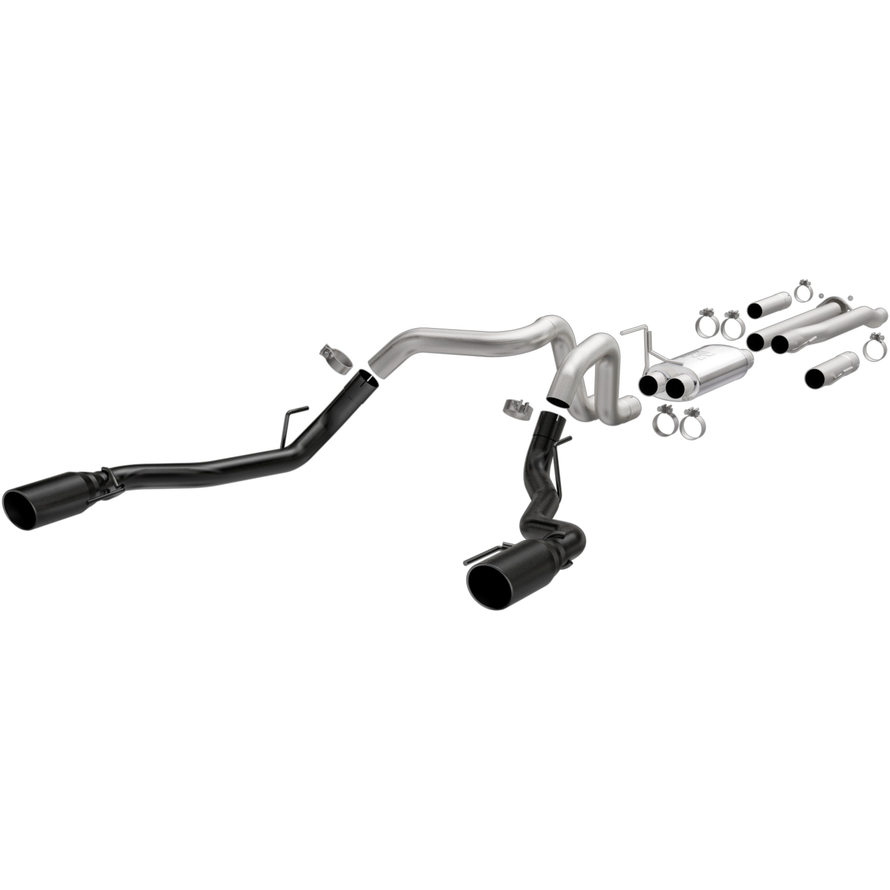 17-20 Ford F-150 Raptor Street Series Cat-Back Exhaust System Black Coated