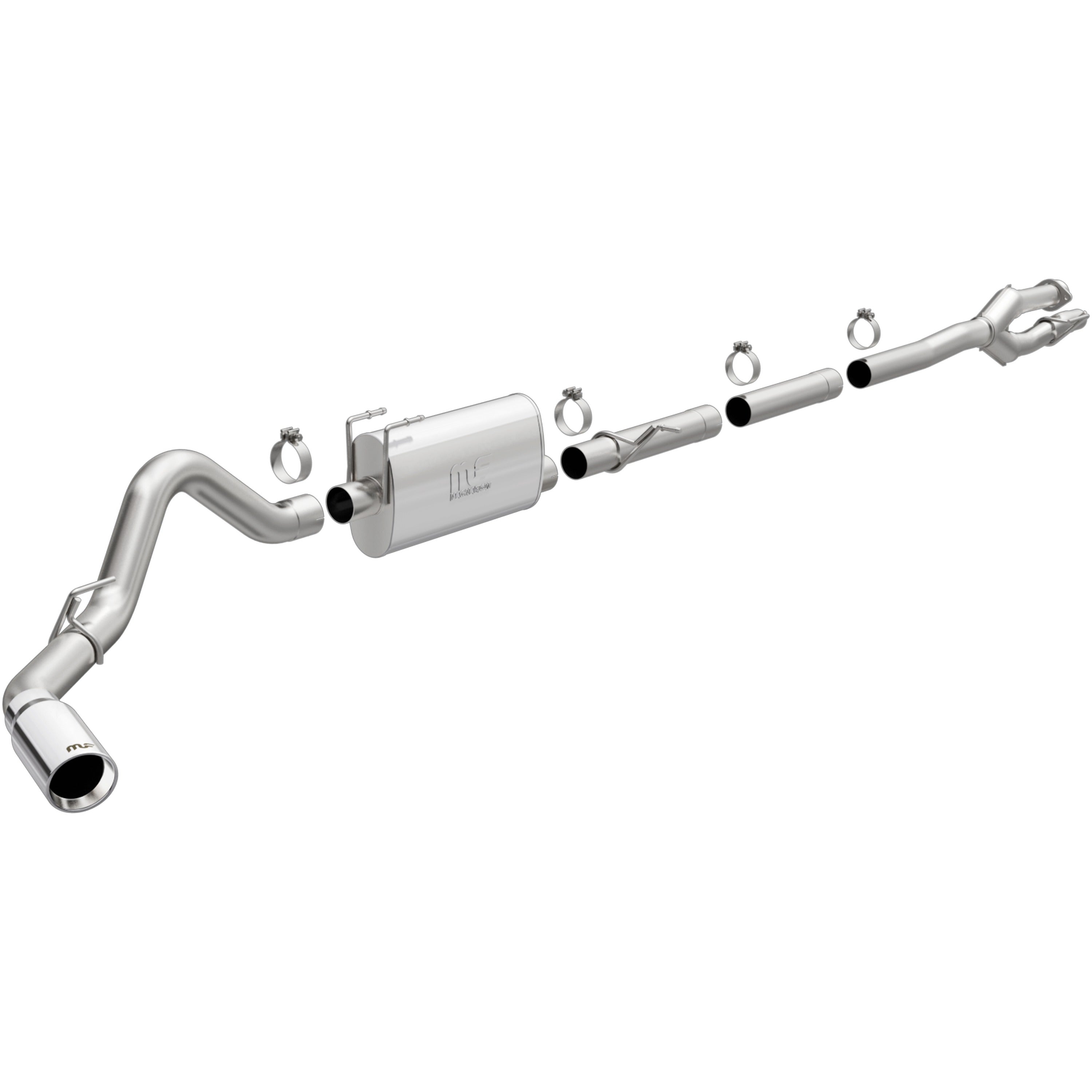 17-22 Ford F-250/350 Super Duty Street Series Cat-Back Exhaust System Polished