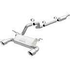 18-26 Jeep Wrangler Street Series 2.5in. Cat-Back Exhaust System Dual Split Rear 4in. Tips Polished 19416