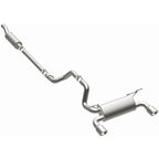 18-26 Jeep Wrangler Street Series 2.5in. Cat-Back Exhaust System Dual Split Rear 4in. Tips Polished 19416