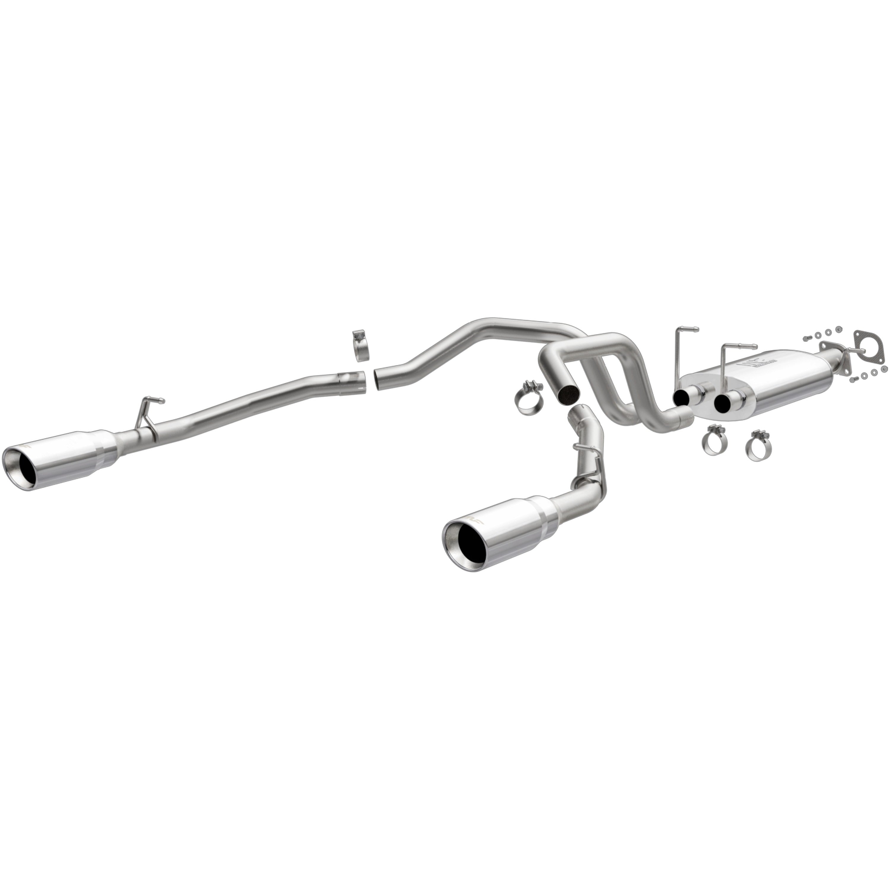 19-26 Ram 1500 Street Series 3in. Cat-Back Exhaust System Dual Split Rear Polished