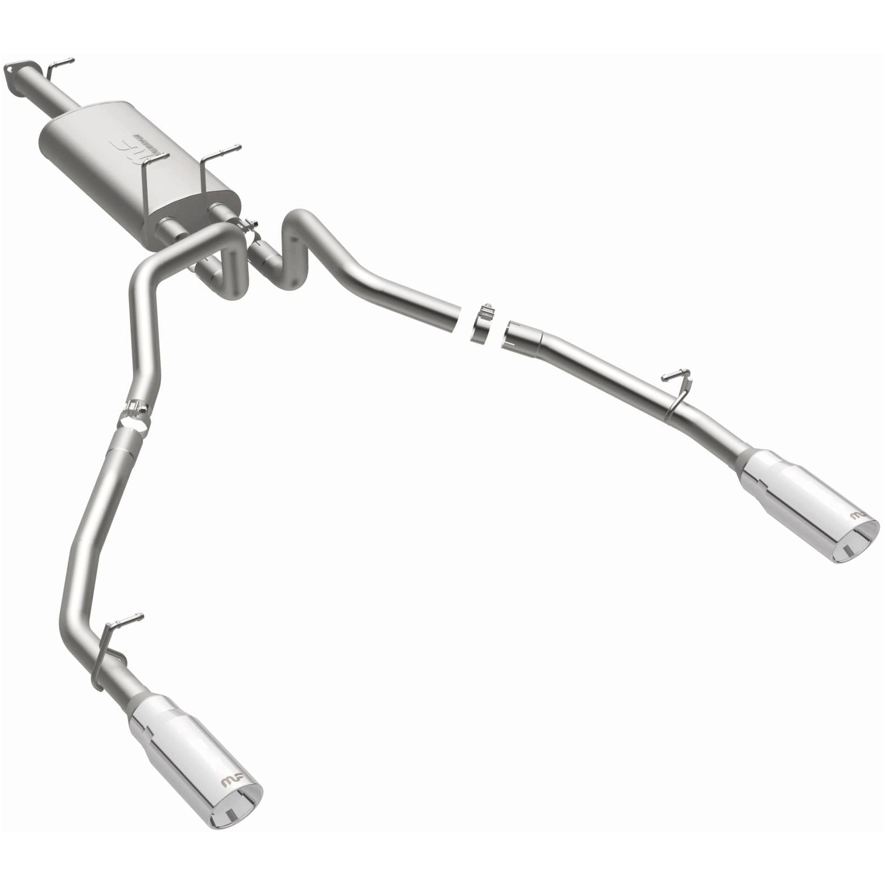19-26 Ram 1500 Street Series 3in. Cat-Back Exhaust System Dual Split Rear Polished