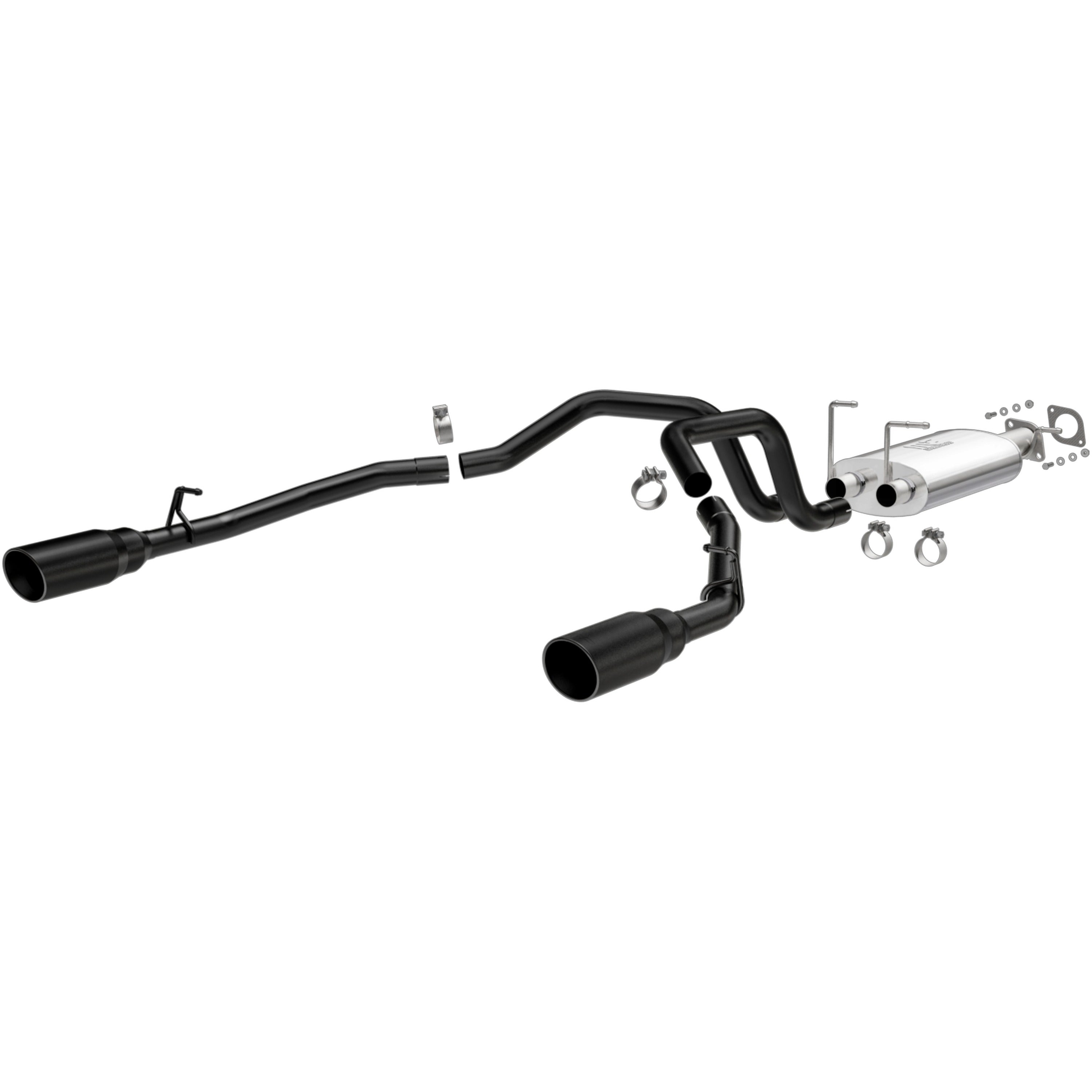 19-26 Ram 1500 Street Series Cat-Back Exhaust System Black Coated