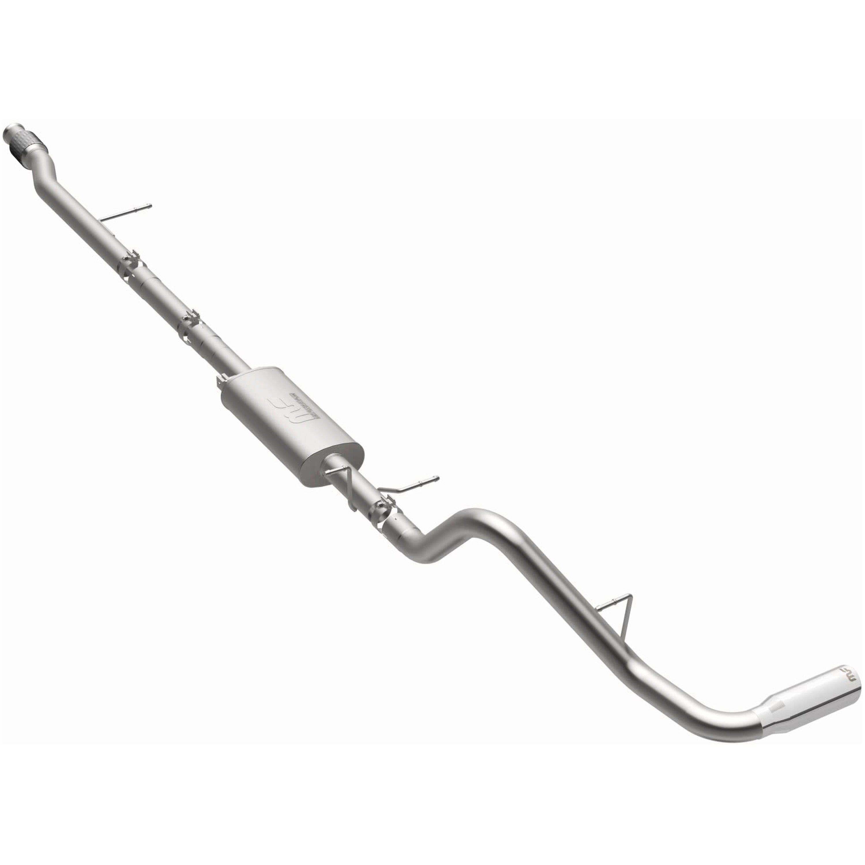 19-26 Chevrolet Silverado 1500 / GMC Sierra 1500 Street Series 3in. Cat-Back Exhaust System Single Passenger Side Rear Polished