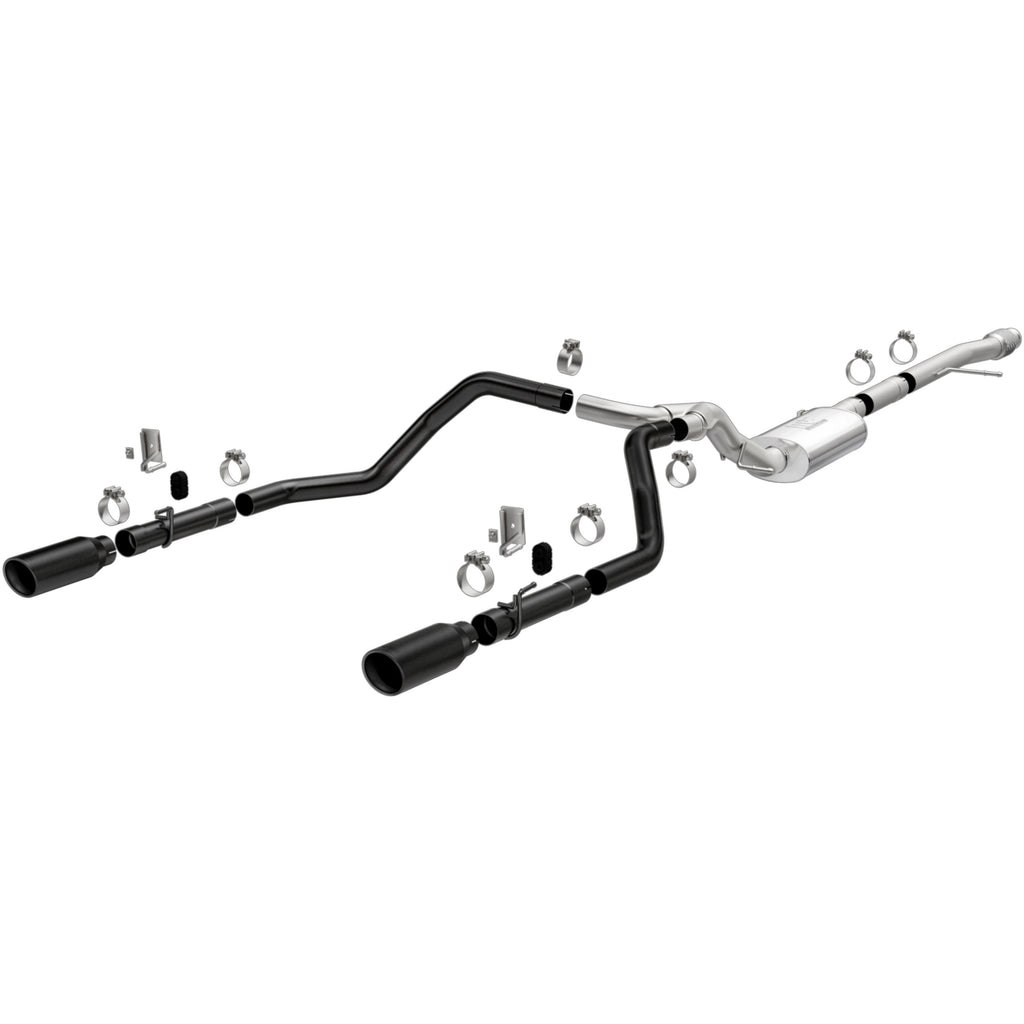 19-26 Chevrolet Silverado 1500 / GMC Sierra 1500 Street Series Cat-Back Exhaust System Black Coated 19472