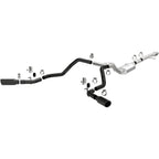 19-26 Chevrolet Silverado 1500 / GMC Sierra 1500 Street Series Cat-Back Exhaust System Black Coated 19474