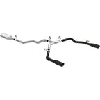 20-26 Jeep Gladiator Street Series Cat-Back Exhaust System Black Coated