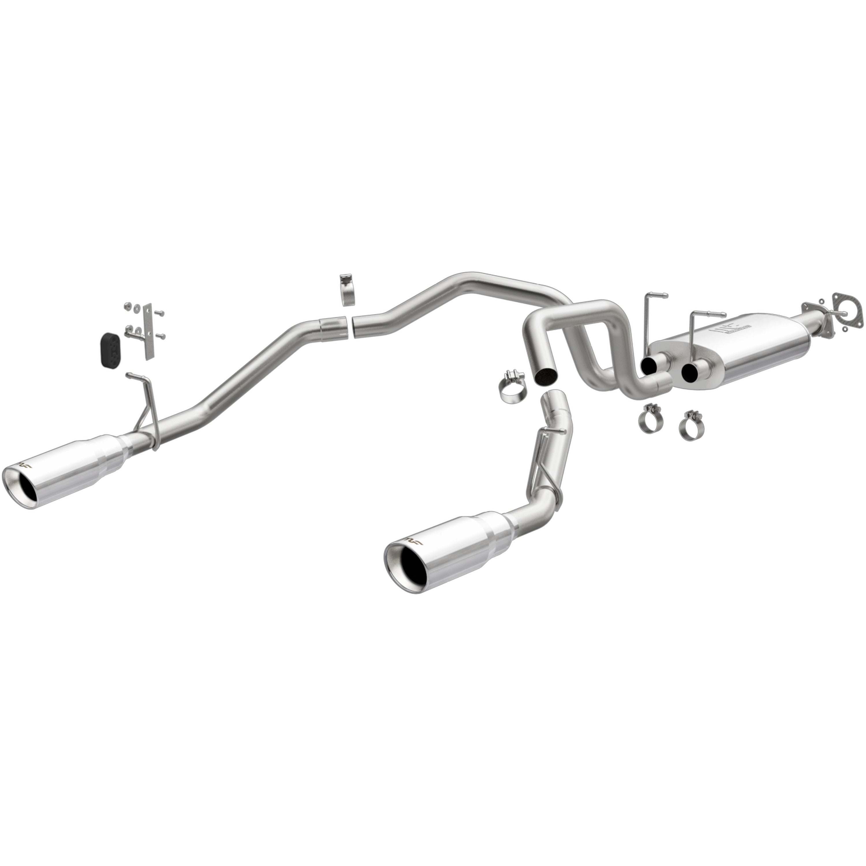 19-26 Ram 1500 Street Series 2.5in. Cat-Back Exhaust System Dual Split Rear Polished
