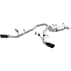 15-20 Ford F-150 Street Series 3in. Cat-Back Exhaust System Dual Split Rear Behind Rear Tires Black Coated
