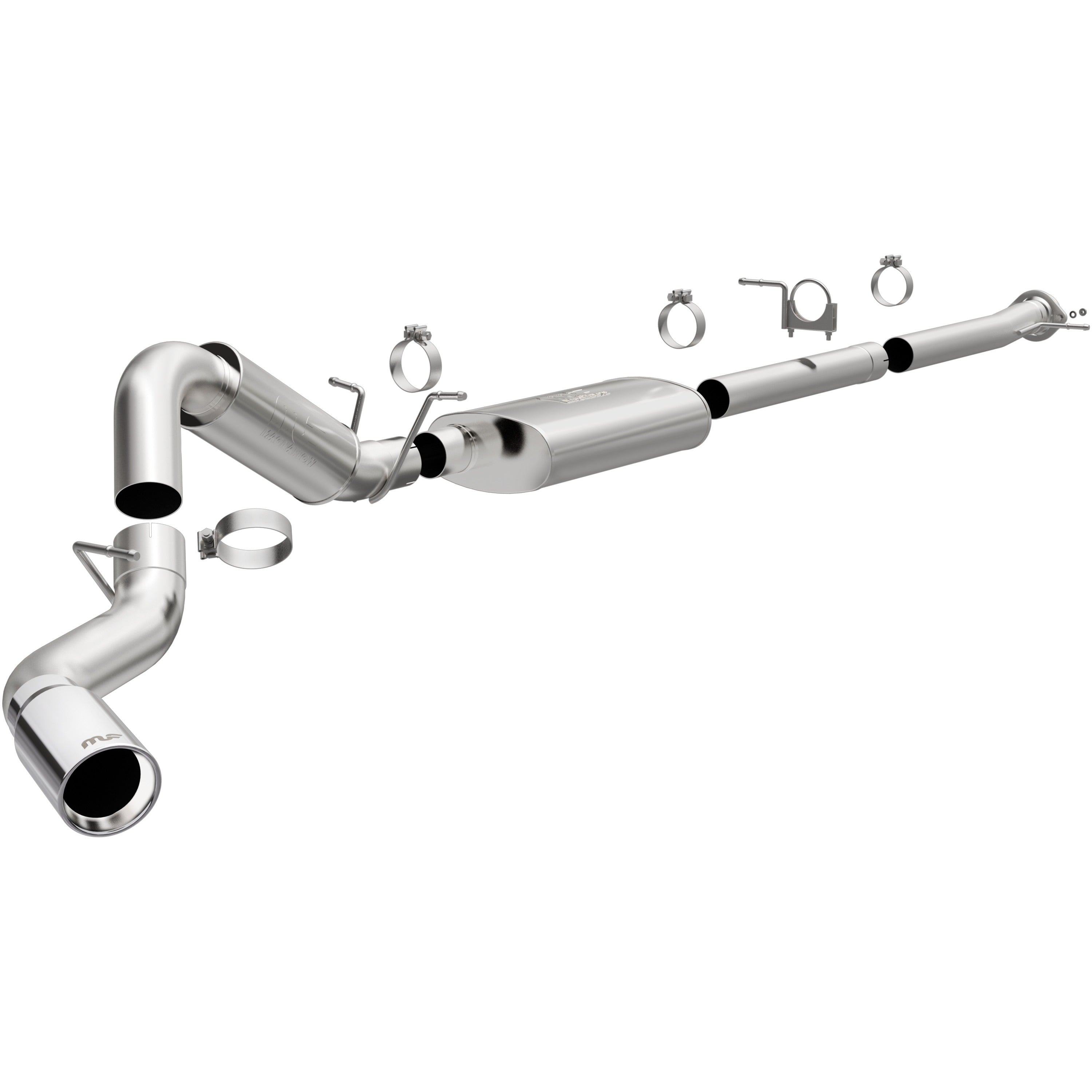 20-26 Chevrolet Silverado 2500/3500 HD / GMC Sierra 2500/3500 HD Street Series Cat-Back Exhaust System Polished