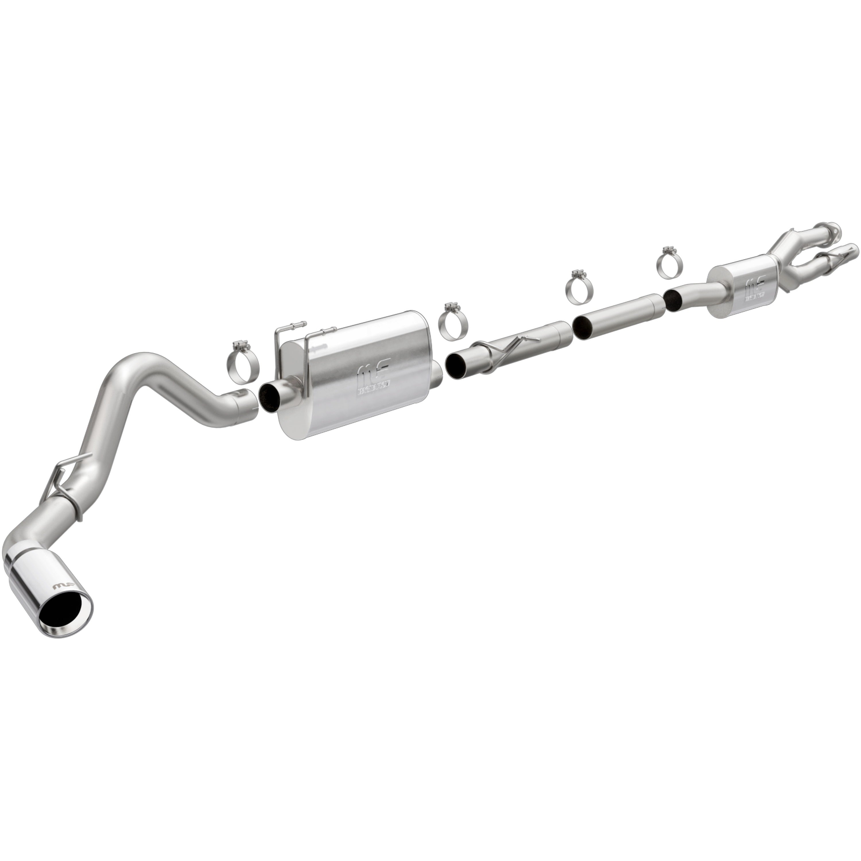 20-26 Ford F-250/350 Super Duty Street Series Cat-Back Exhaust System Polished