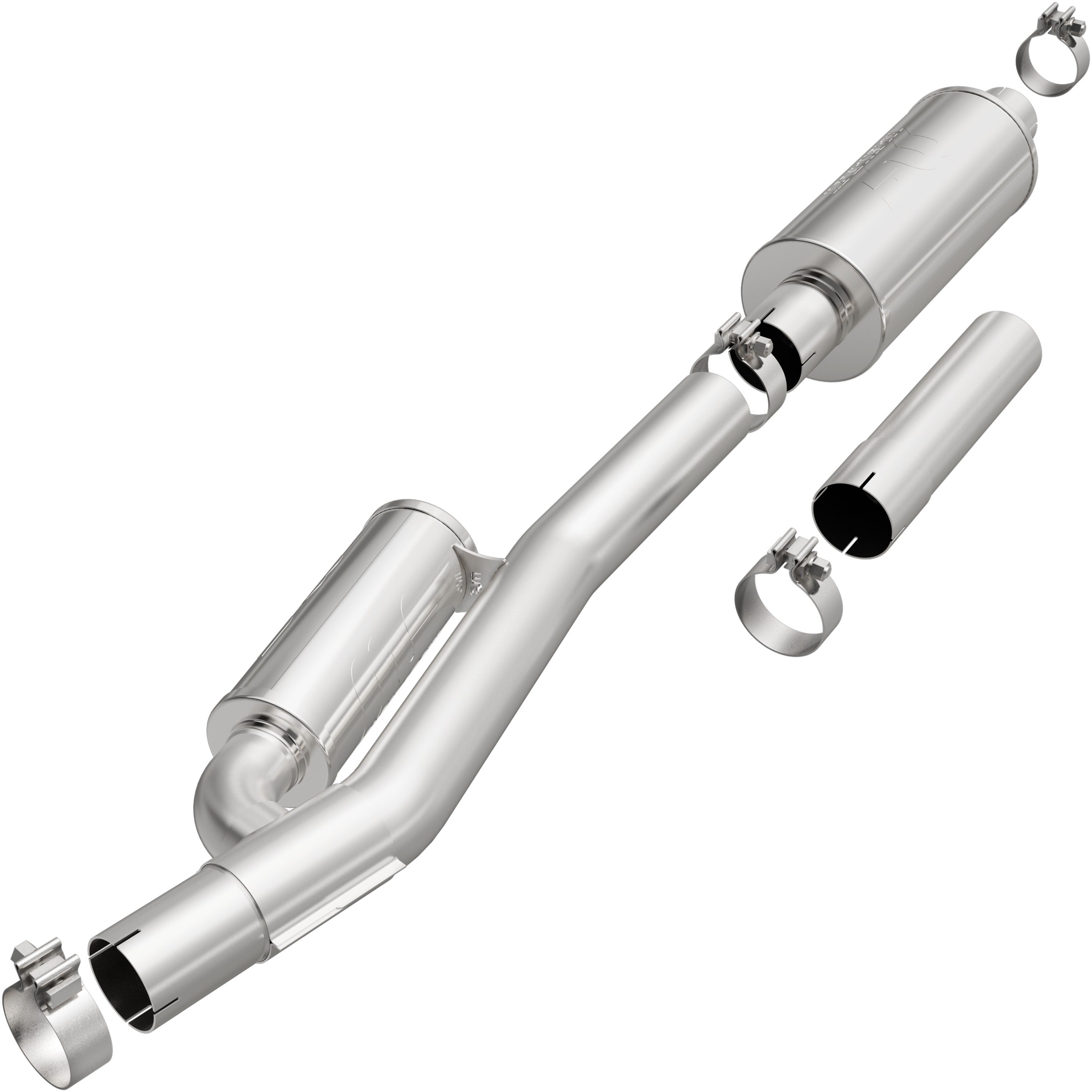 19-26 Chevrolet Silverado 1500 / GMC Sierra 1500 D-Fit Series 3in. Muffler Replacement Kit with Muffler