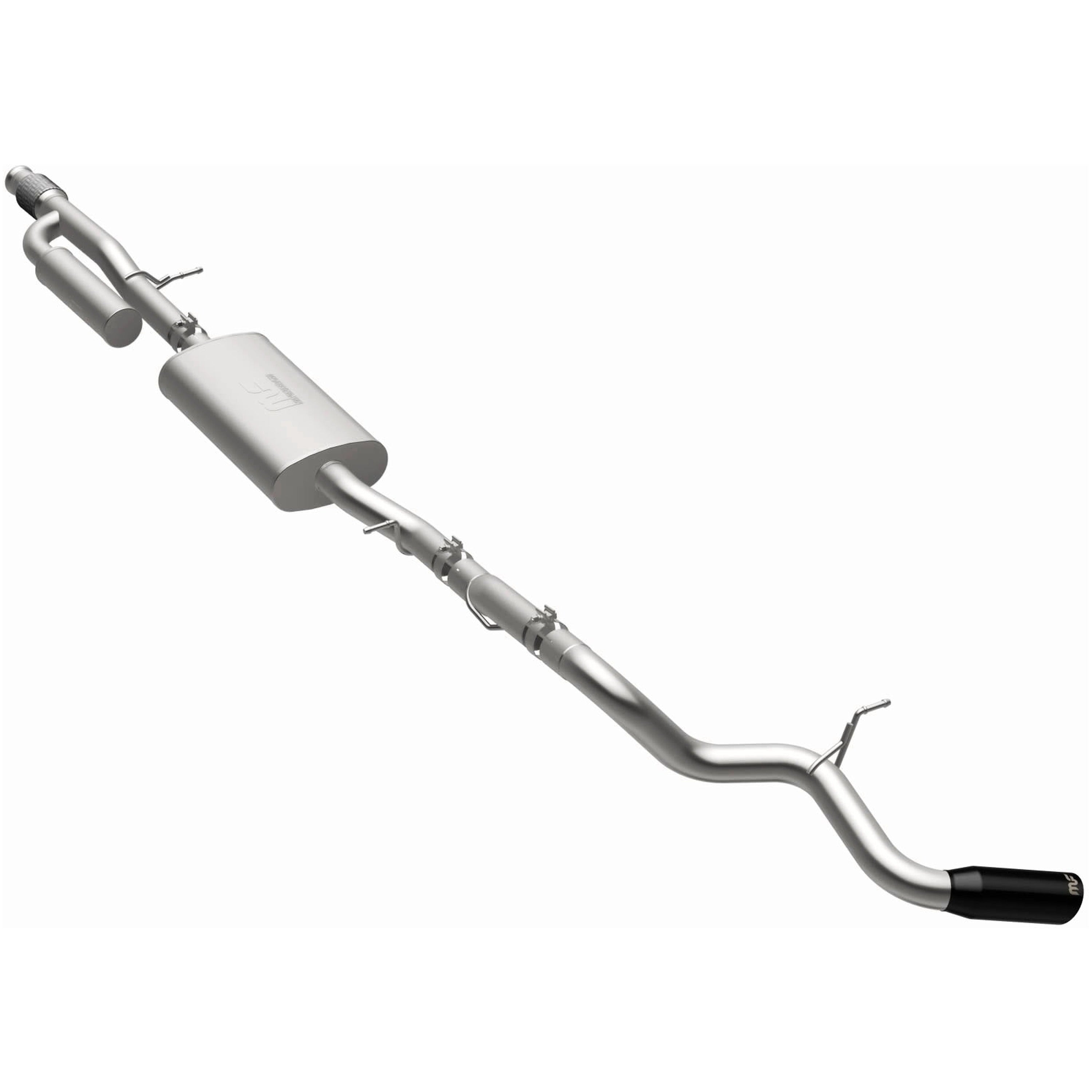 21-26 Chevrolet Suburban / GMC Yukon Street Series Cat-Back Exhaust System Black Chrome