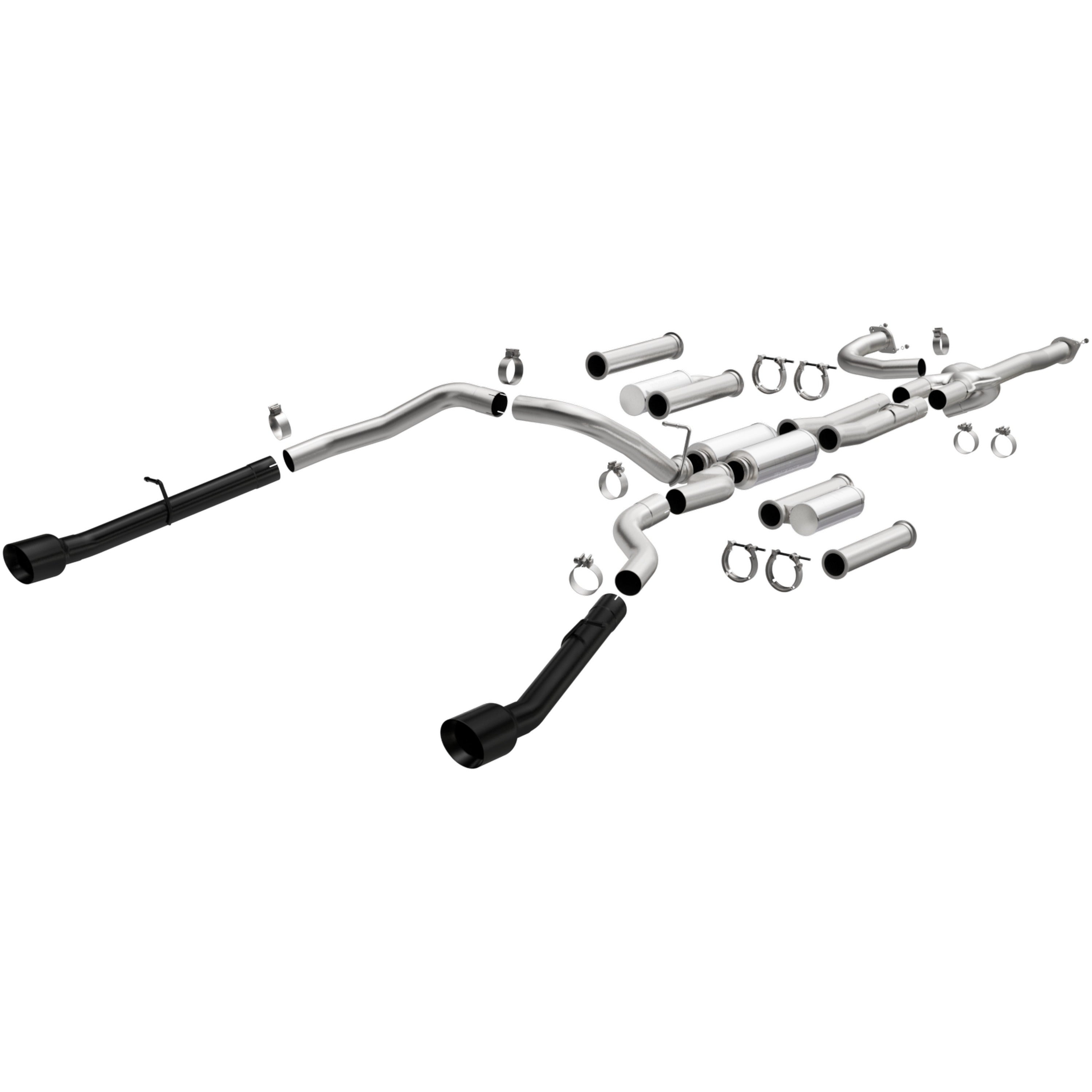 21-24 Ram 1500 TRX xMOD Series Cat-Back Exhaust System Black Coated Tips