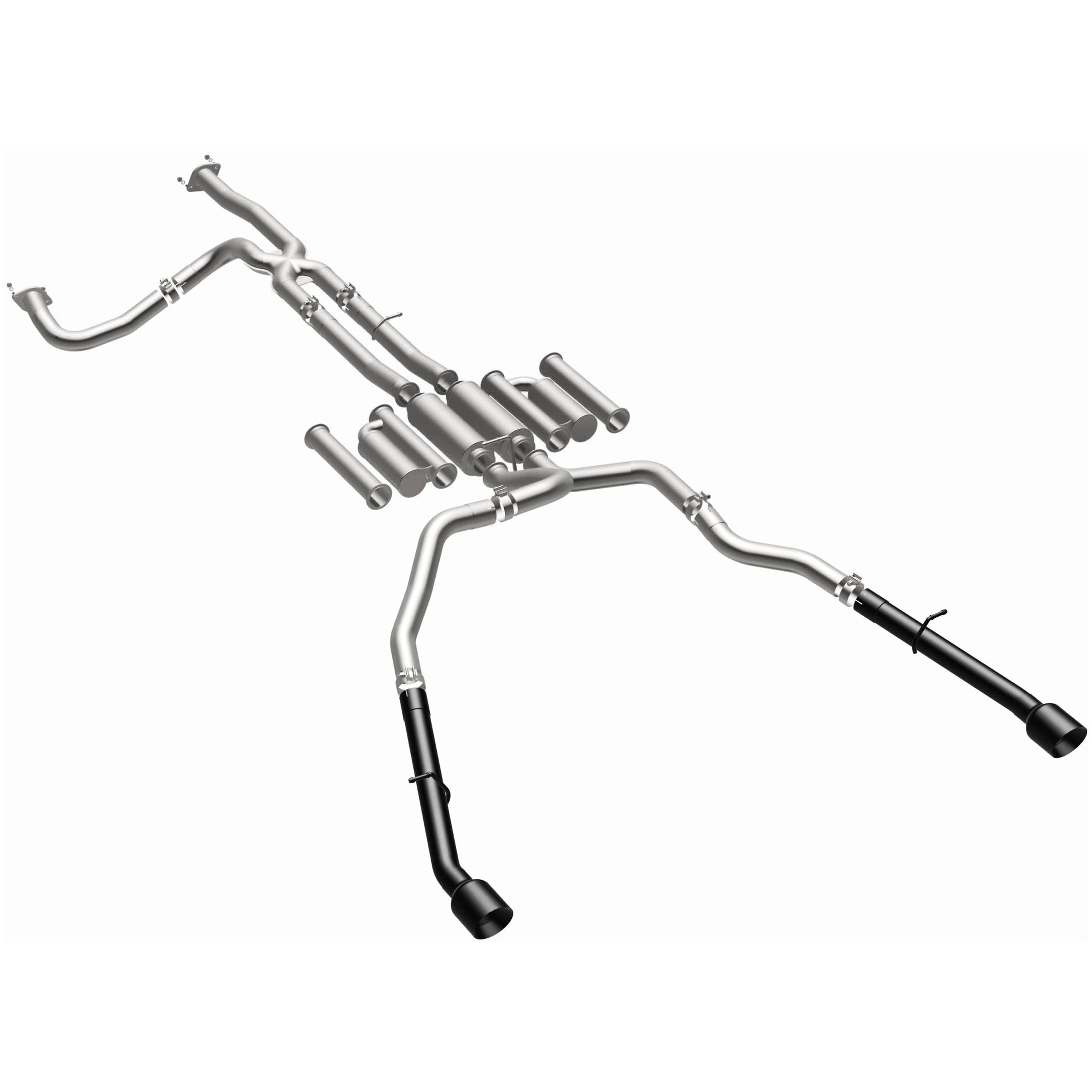 21-24 Ram 1500 TRX xMOD Series Cat-Back Exhaust System Black Coated Tips