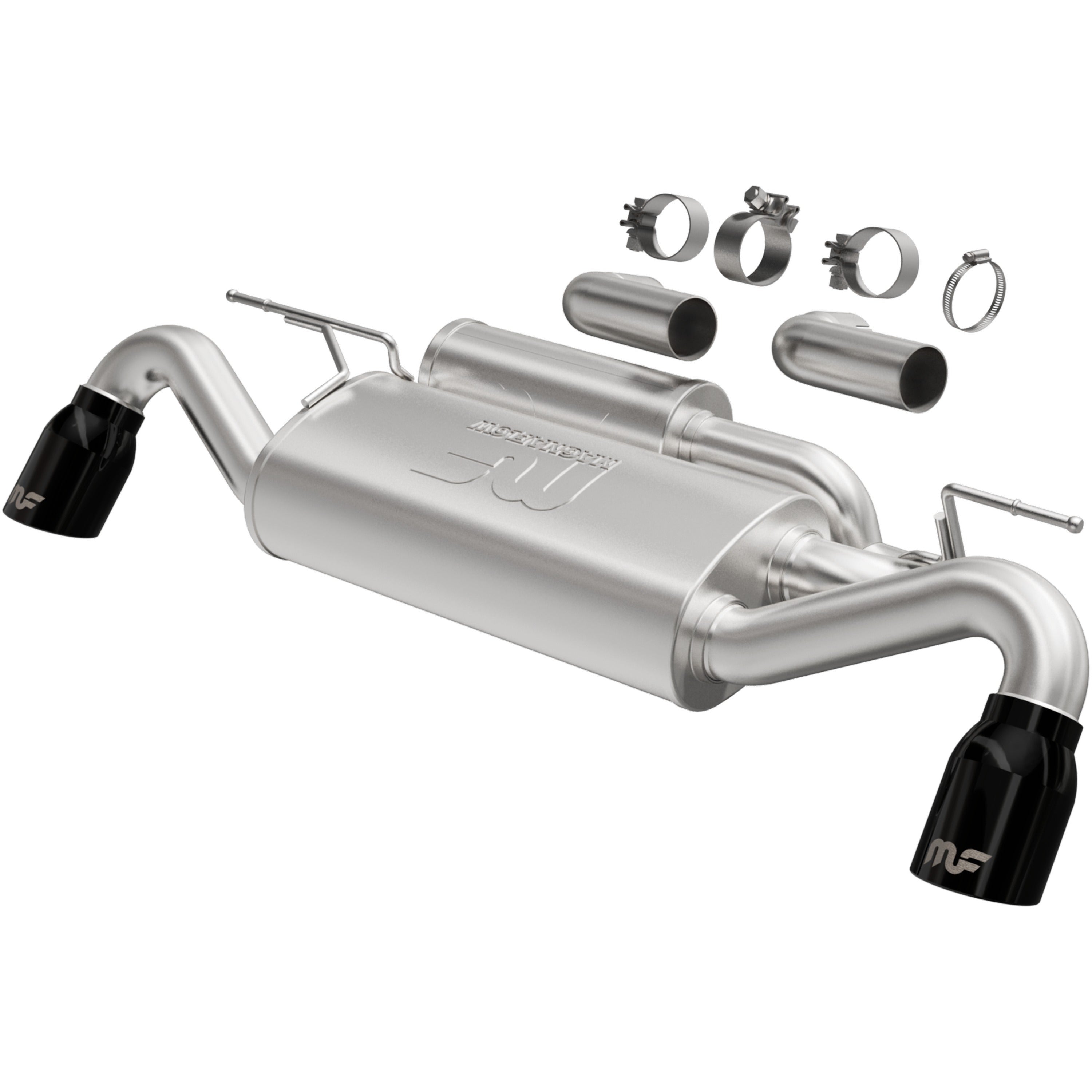 21-26 Ford Bronco Sport Street Series Axle-Back Exhaust System Black Chrome