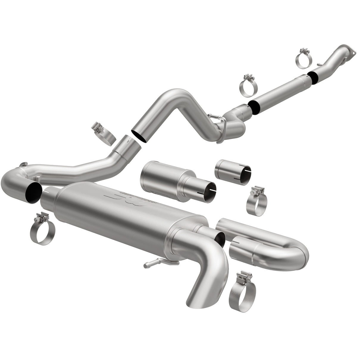21-26 Ford Bronco Overland Series 3in. Cat-Back Exhaust System 19556