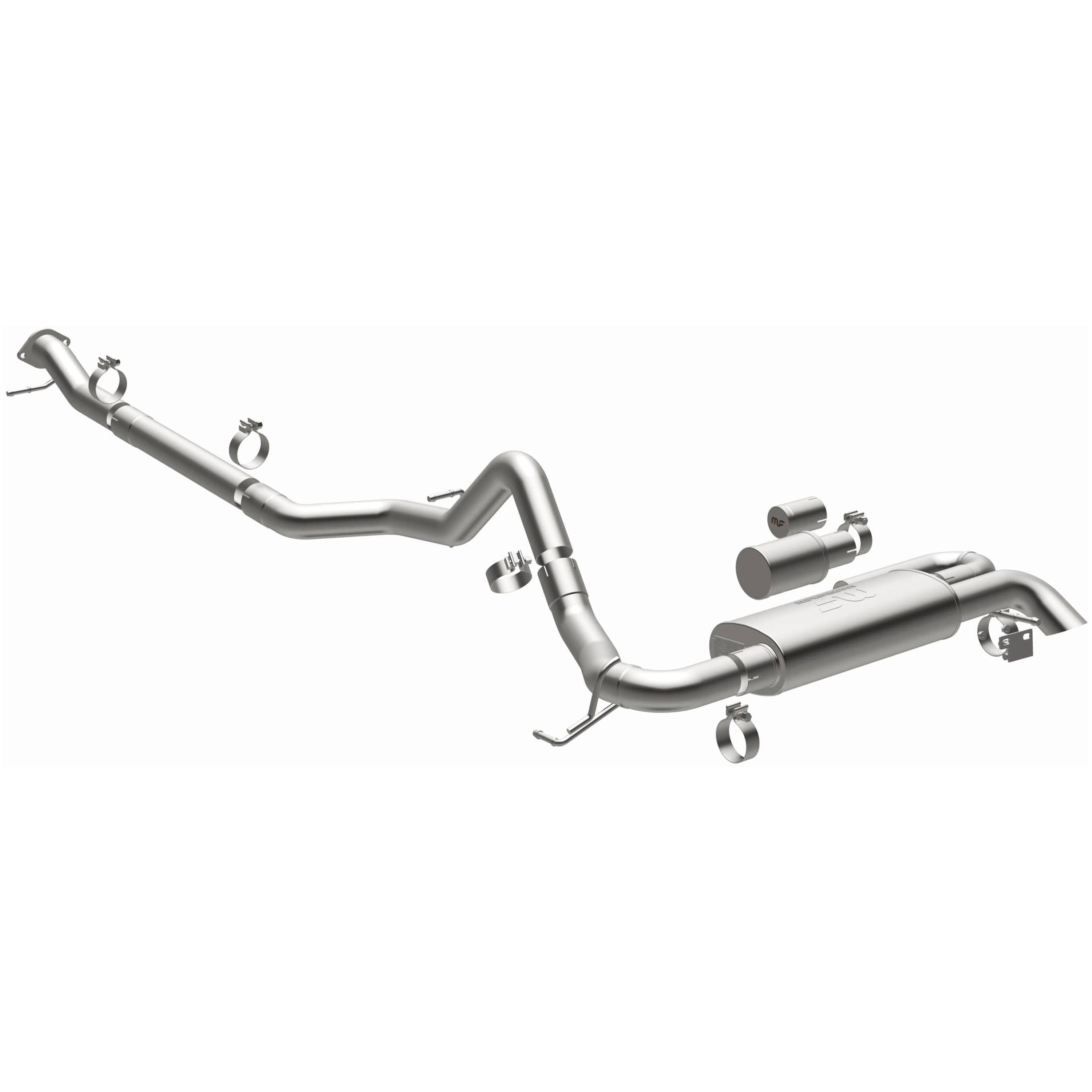 21-26 Ford Bronco Overland Series 3in. Cat-Back Exhaust System 19559