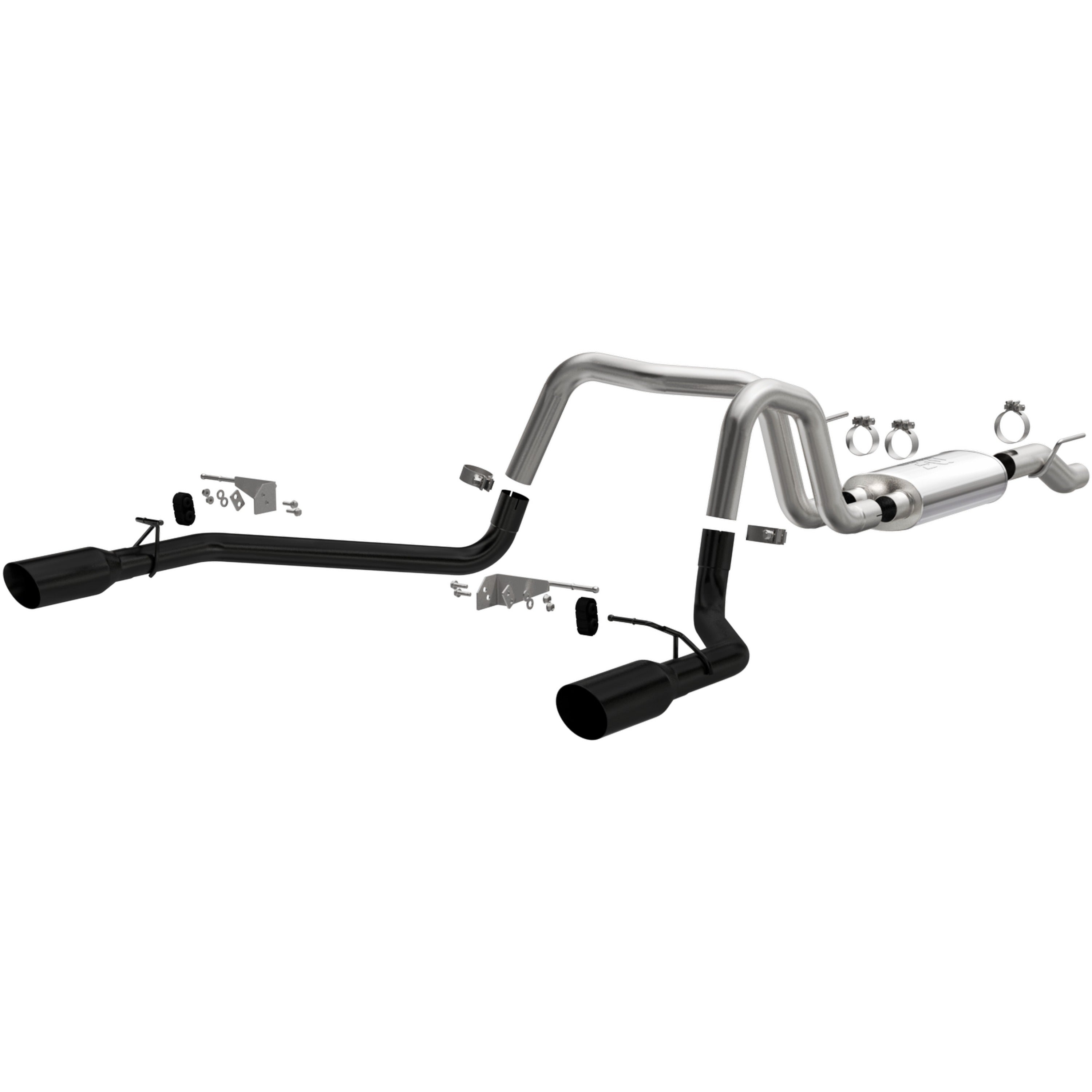 21-26 Ford F-150 Street Series Cat-Back Exhaust System Black Coated