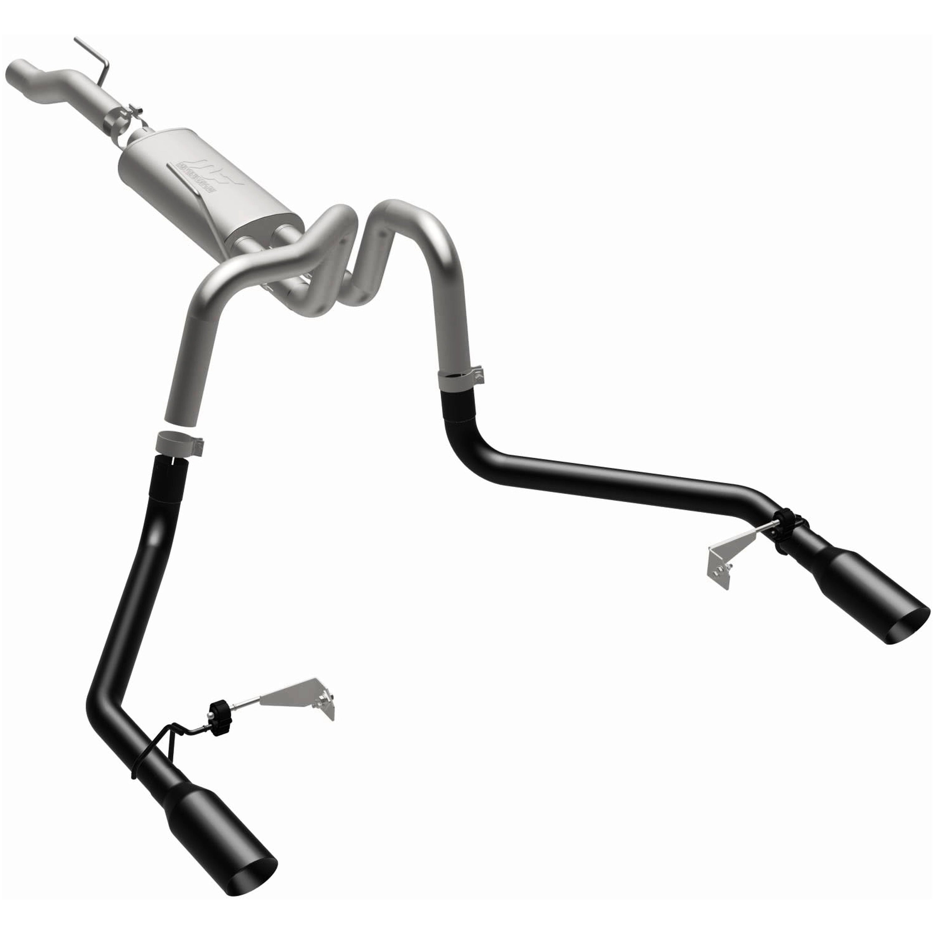 21-26 Ford F-150 Street Series Cat-Back Exhaust System Black Coated
