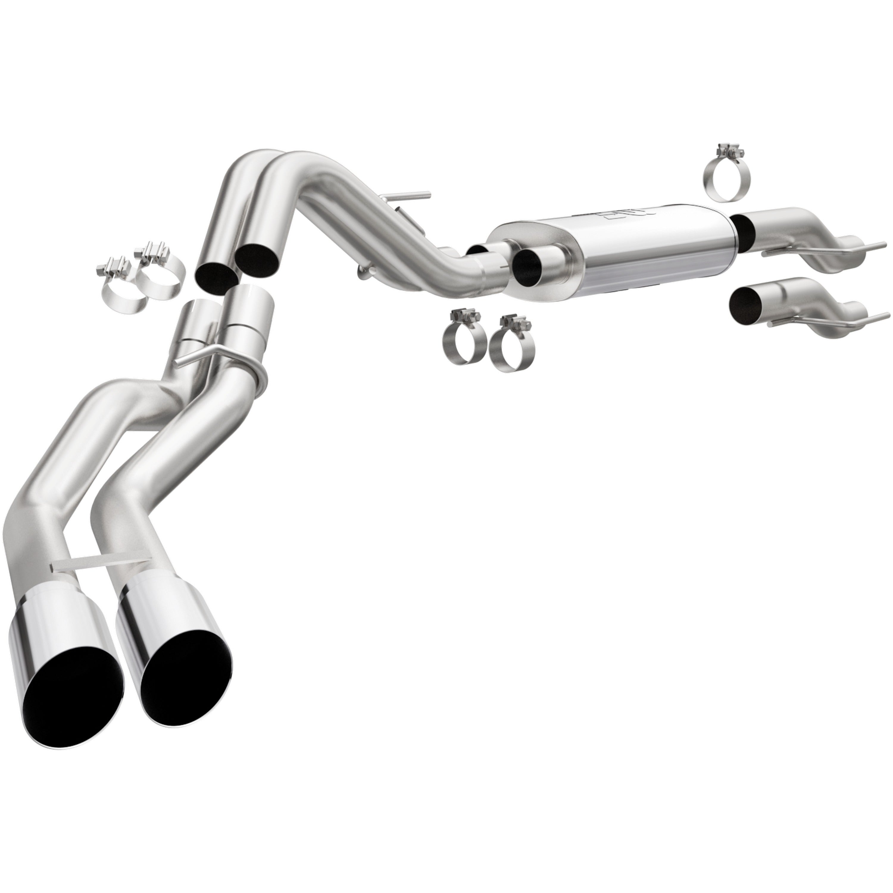 15-26 Ford F-150 Street Series Cat-Back Exhaust System Polished 19565