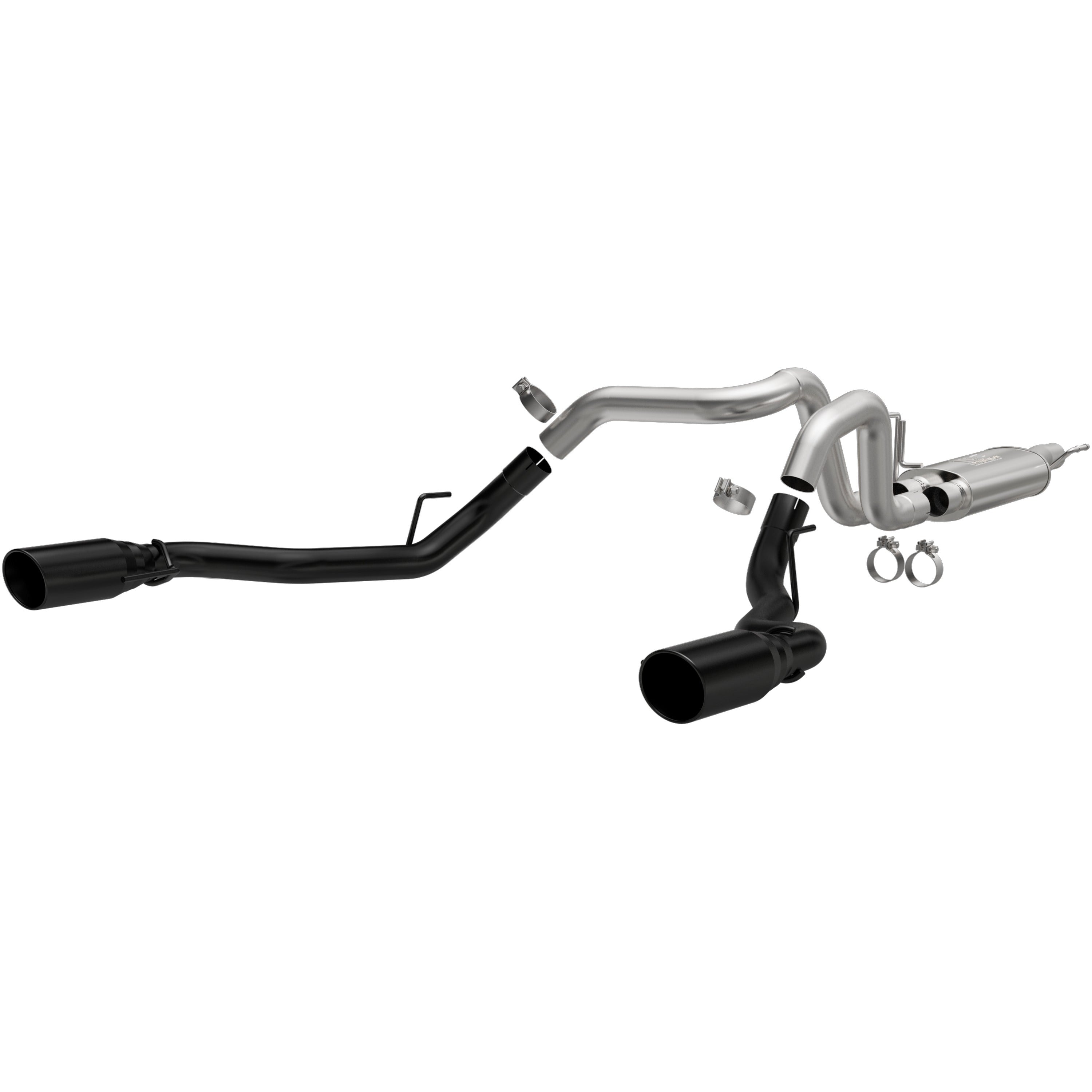 21-26 Ford F-150 NEO Series Cat-Back Exhaust System Black Coated Tips