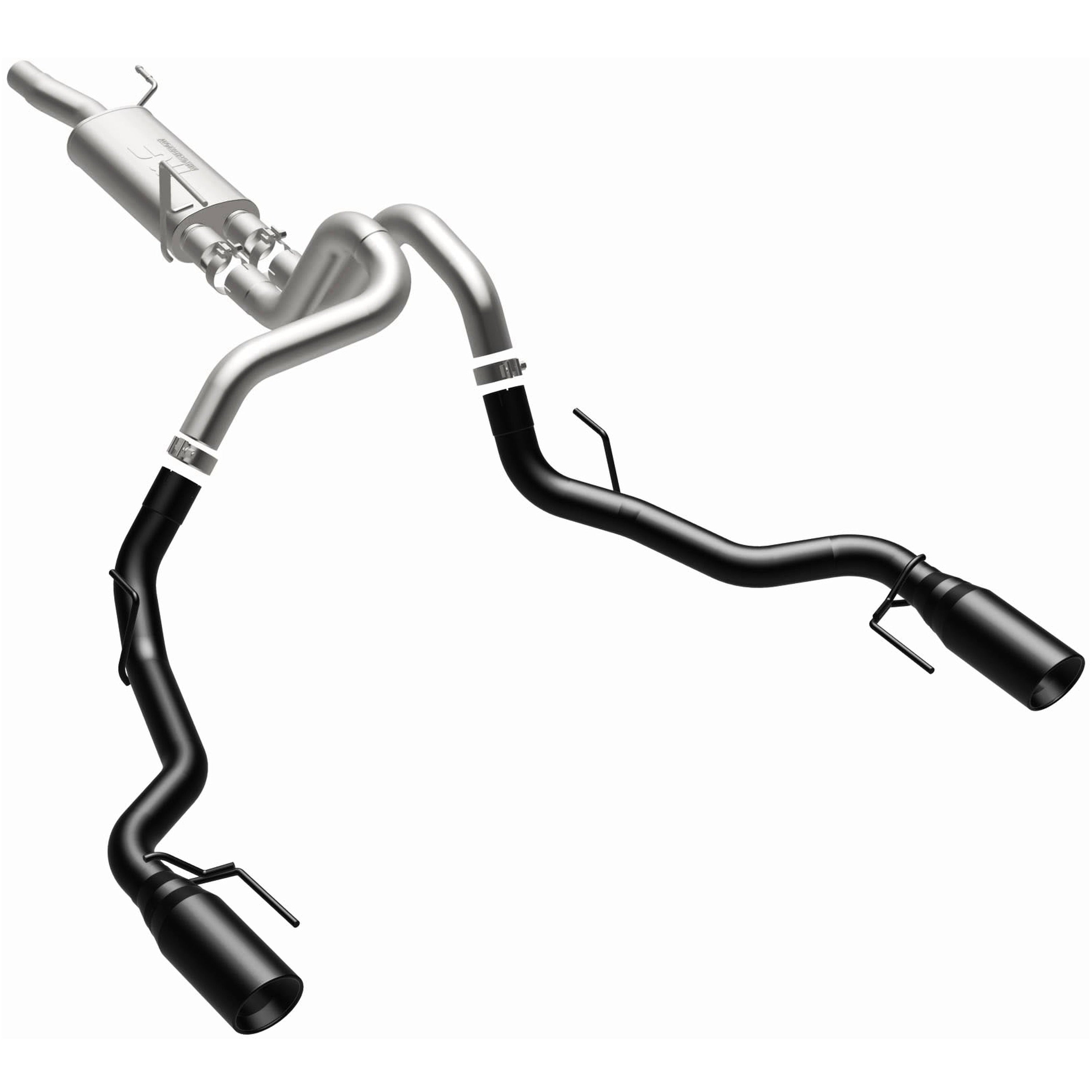 21-26 Ford F-150 NEO Series Cat-Back Exhaust System Black Coated Tips
