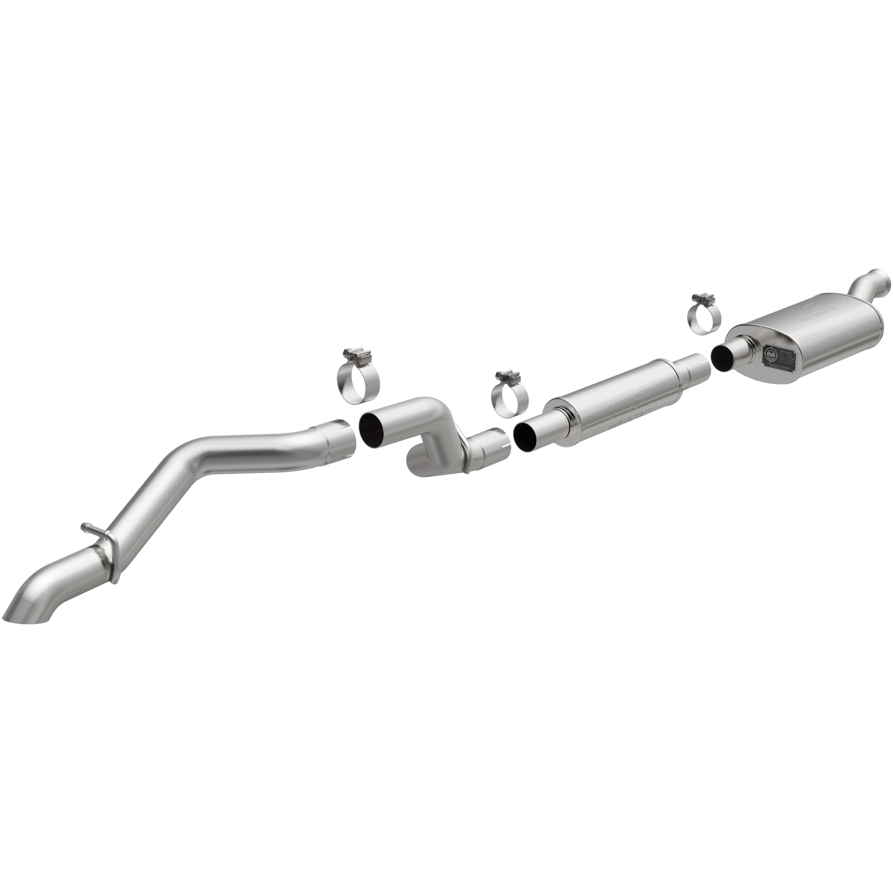 18-26 Jeep Wrangler Overland Series Cat-Back Exhaust System