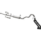 22-26 Toyota Tundra Street Series Cat-Back Exhaust System Black Coated