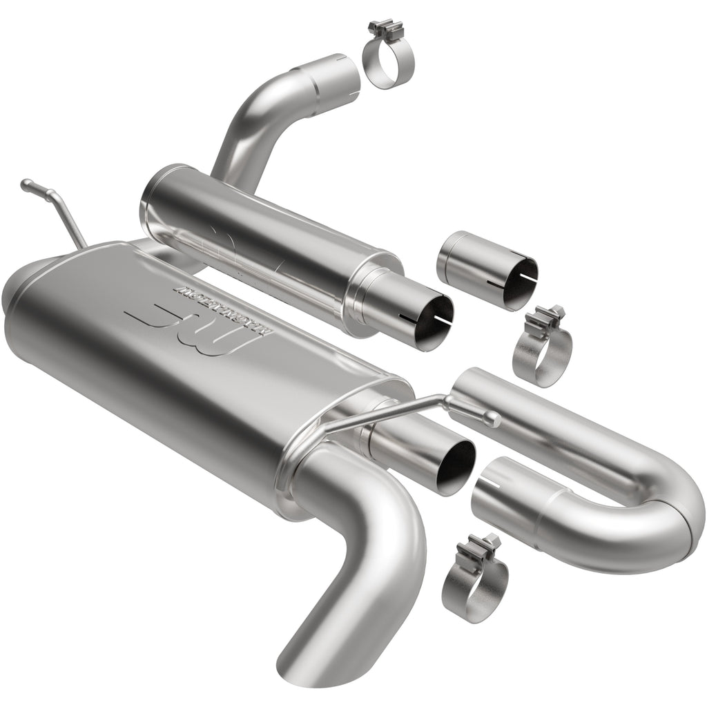 18-26 Jeep Wrangler Overland Series Axle-Back Exhaust System