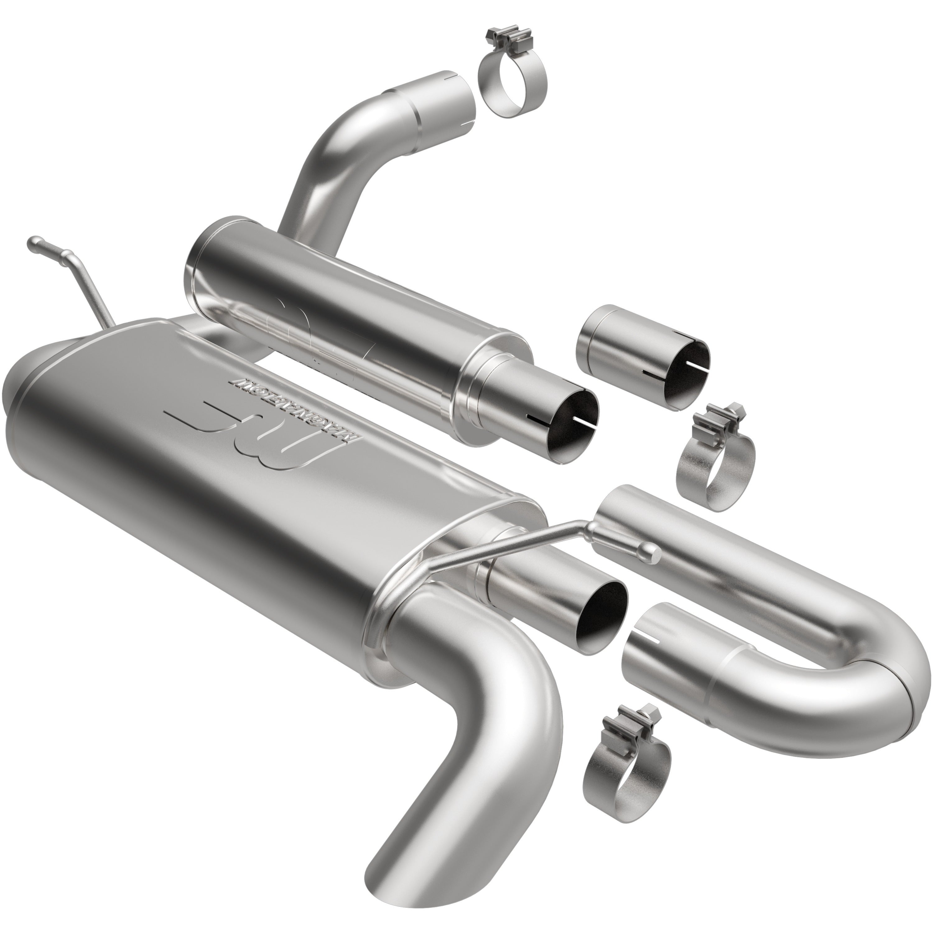 18-26 Jeep Wrangler Overland Series Axle-Back Exhaust System