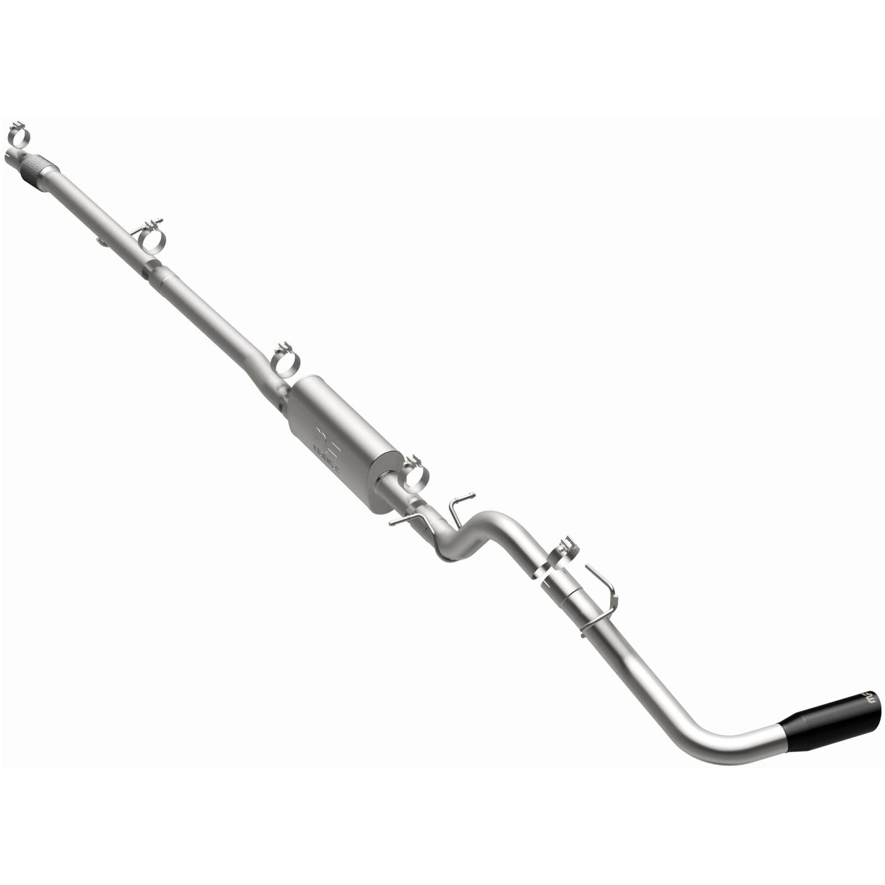 24 Ford Ranger SPEQ Series Cat-Back Exhaust System Black Chrome