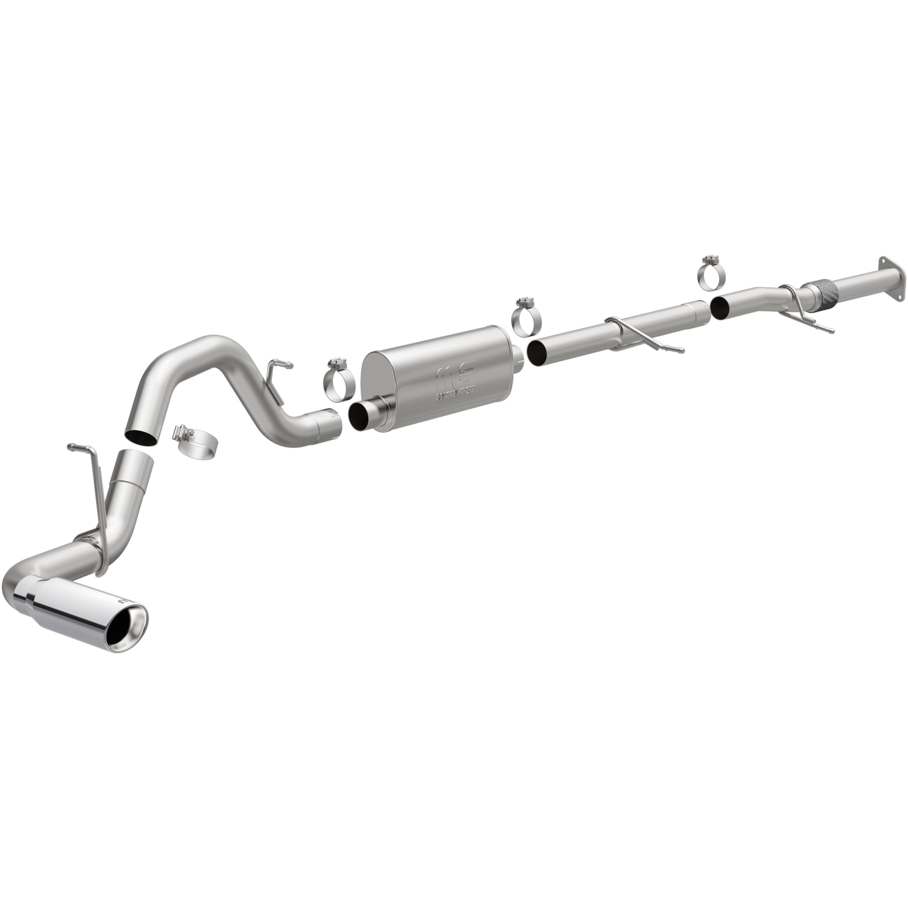 23-26 Chevrolet Colorado / GMC Canyon NEO Series 3in. Cat-Back Exhaust System Single Passenger Side Rear Polished Tips