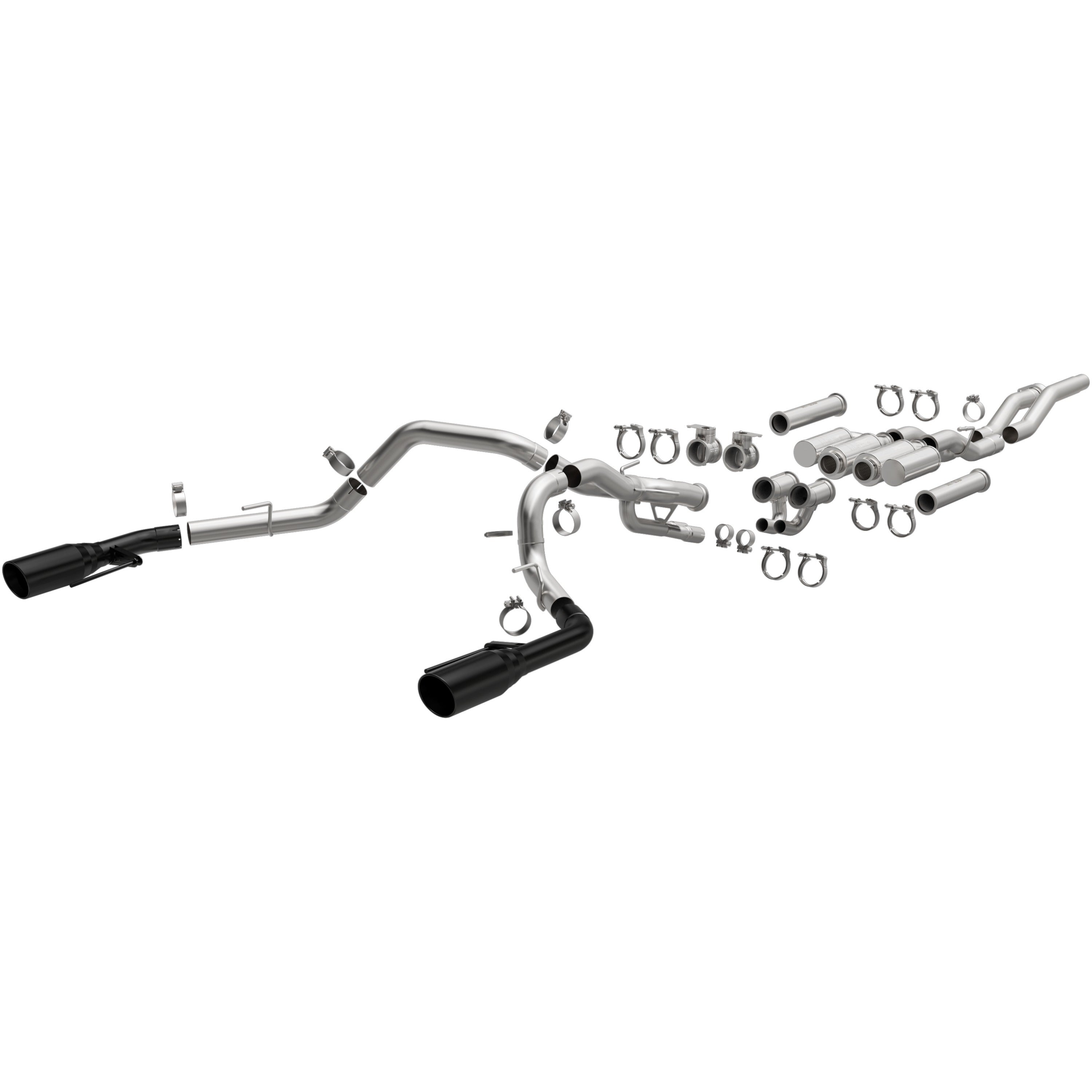 21-26 Ford F-150 Raptor R xMOD Series Cat-Back Exhaust System Black Coated Tips