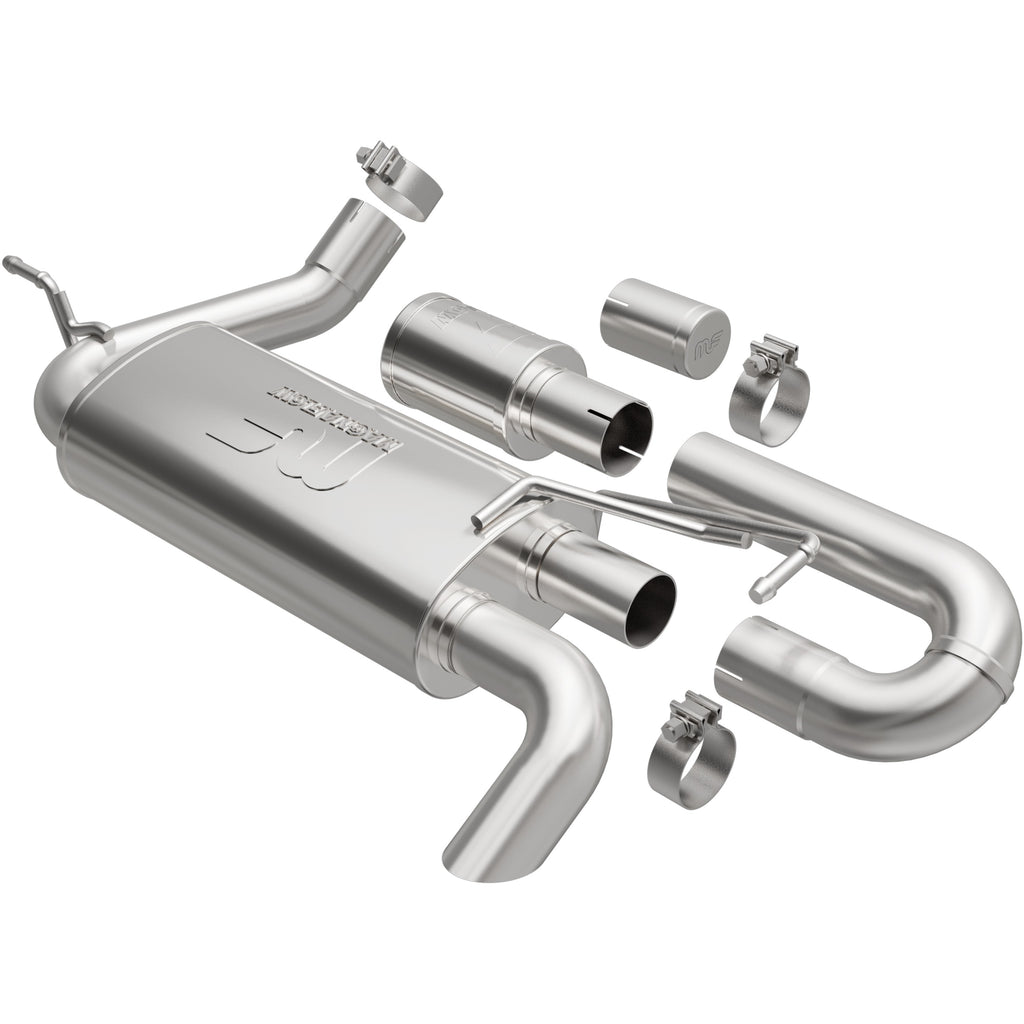 18 Jeep Wrangler Overland Series Axle-Back Exhaust System