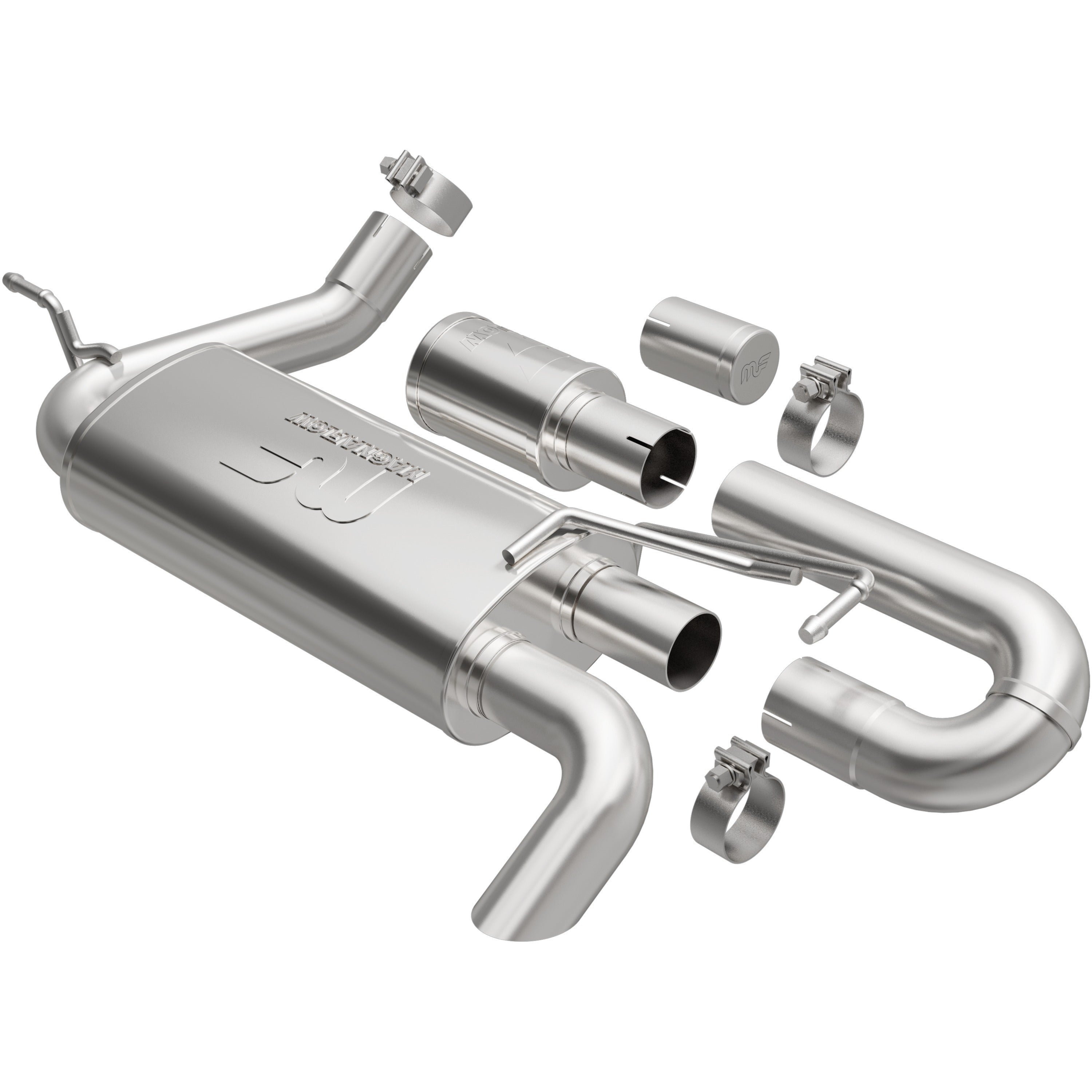 18 Jeep Wrangler Overland Series Axle-Back Exhaust System