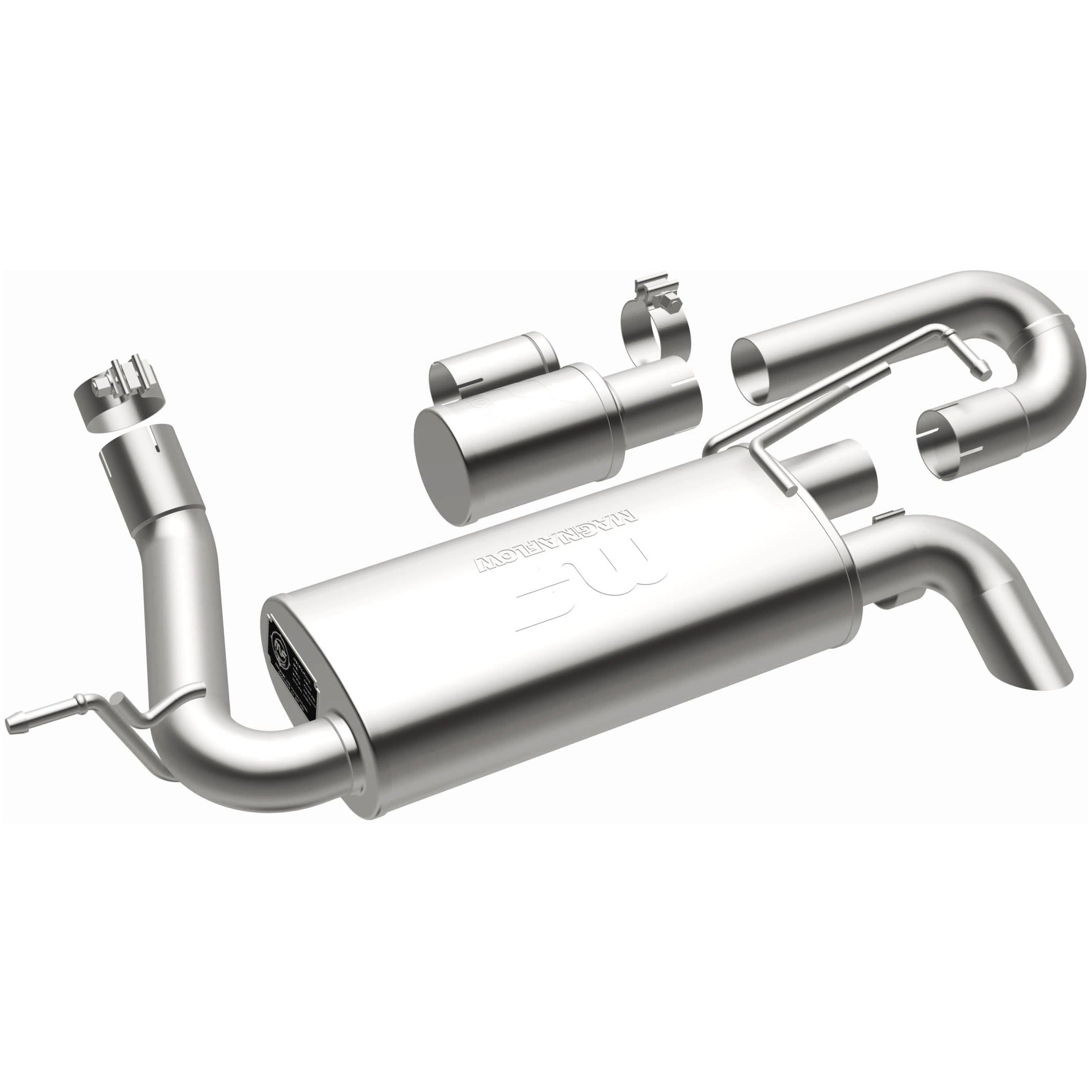 18 Jeep Wrangler Overland Series Axle-Back Exhaust System