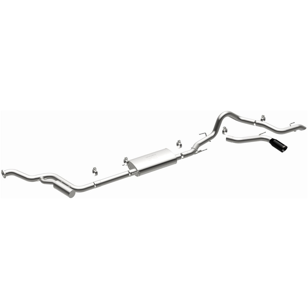 24-26 Toyota Tacoma Overland Series Cat-Back Exhaust System Black Chrome