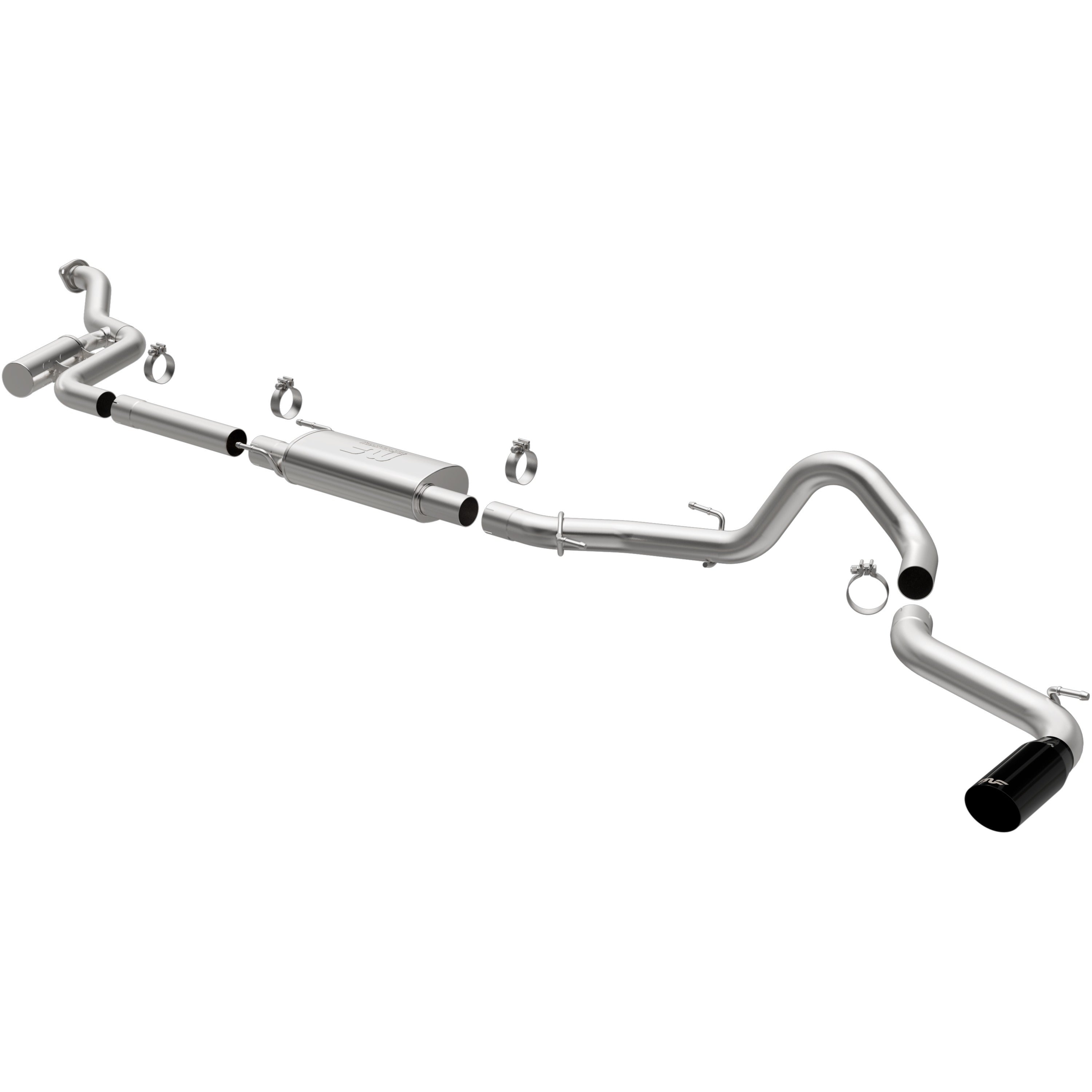 24-26 Toyota Tacoma SPEQ Series Cat-Back Exhaust System Black Chrome