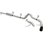 21-26 Ford Bronco Rock Crawler Series Cat-Back Exhaust System Black Chrome