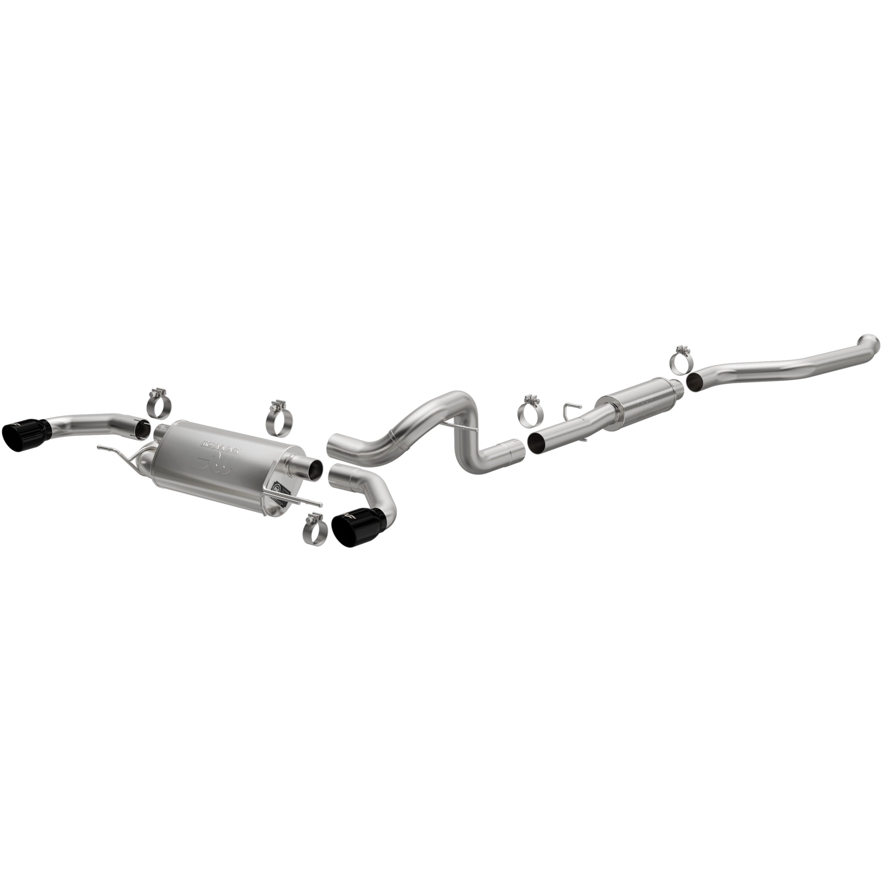24-26 INEOS Grenadier Overland Series Cat-Back Exhaust System Black Chrome