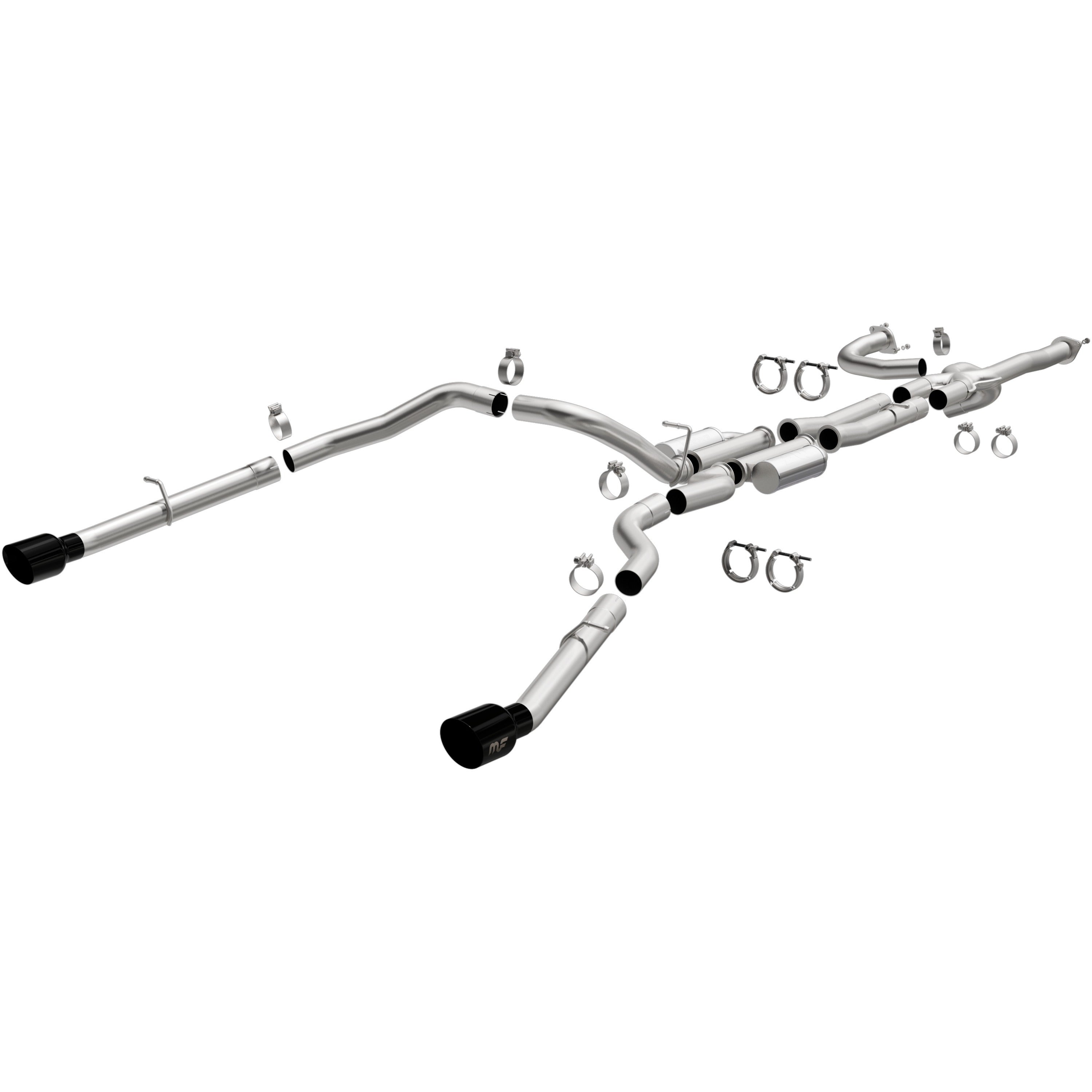 21-24 Ram 1500 TRX SPEQ Series Cat-Back Exhaust System Black Chrome