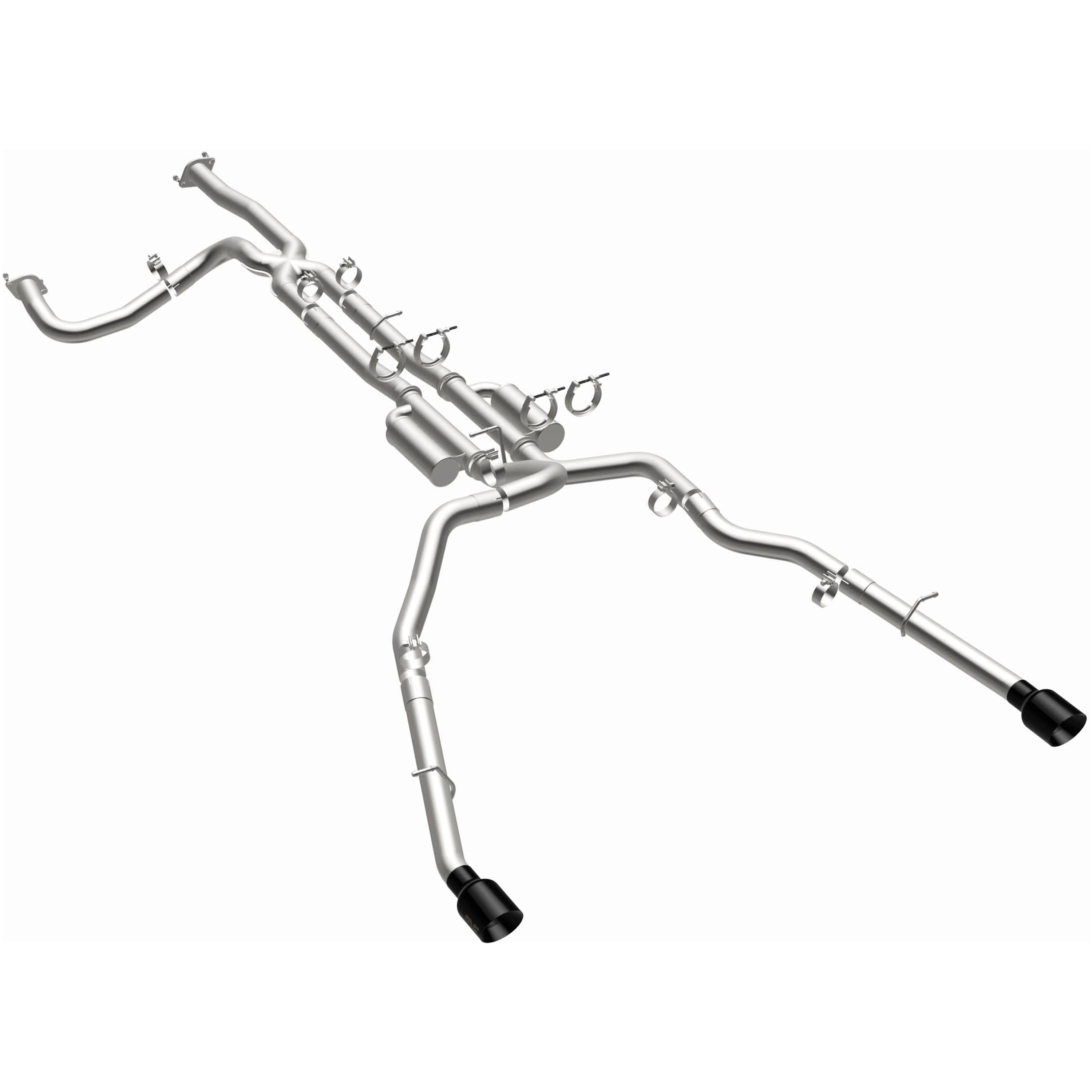 21-24 Ram 1500 TRX SPEQ Series Cat-Back Exhaust System Black Chrome