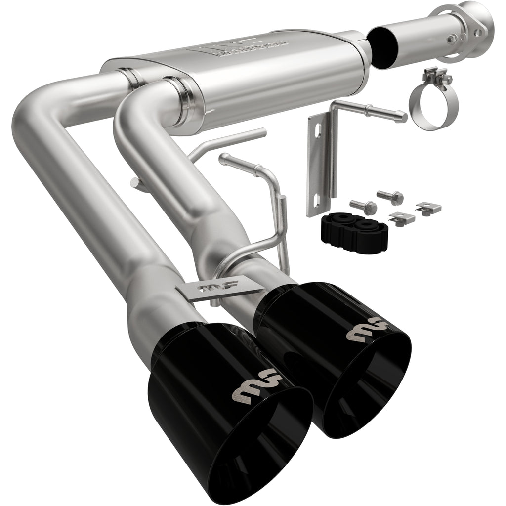 21-26 Ford F-150 SPEQ Series Cat-Back Exhaust System Black Chrome
