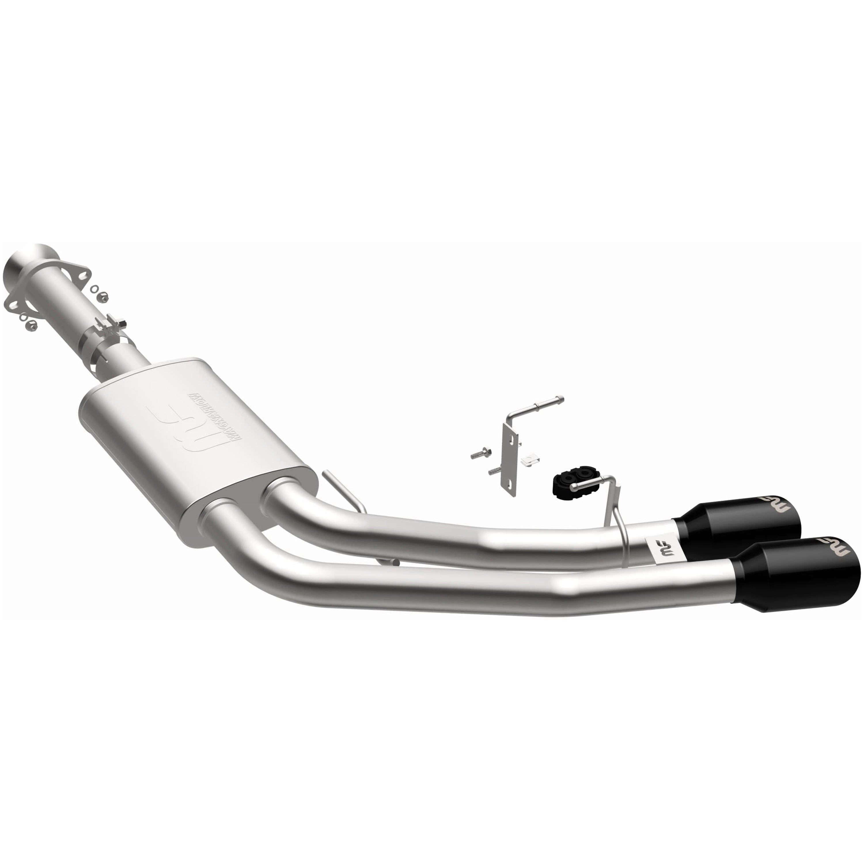 21-26 Ford F-150 SPEQ Series Cat-Back Exhaust System Black Chrome